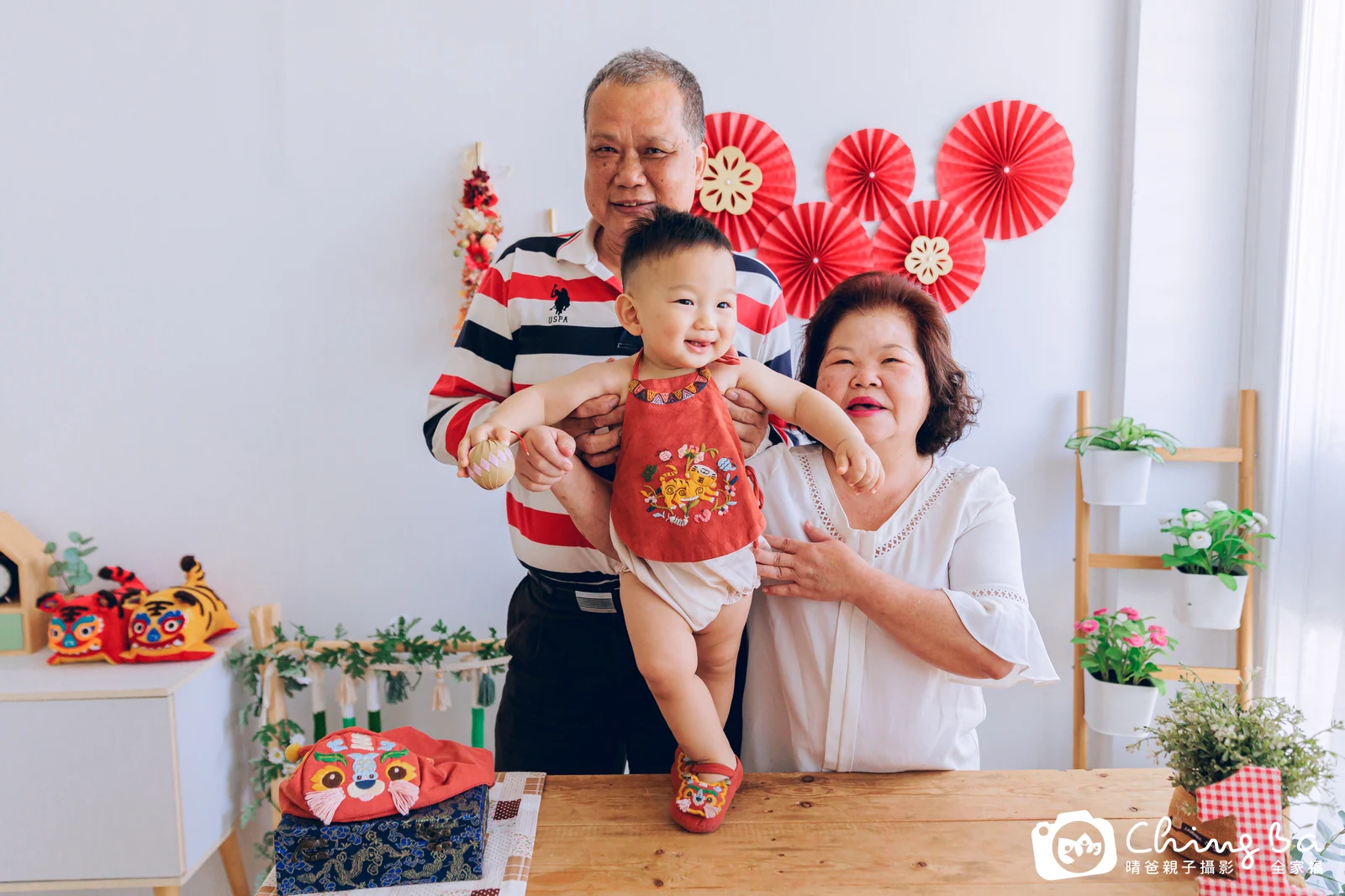 霆的抓周時光——晴爸親子攝影