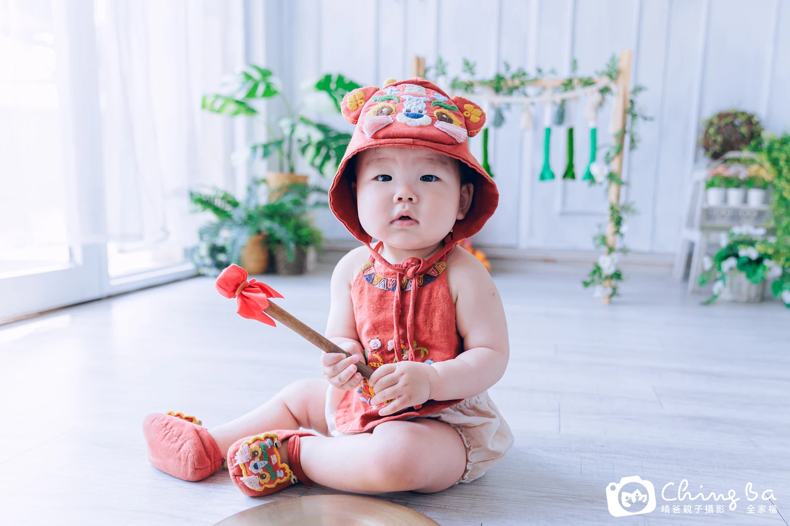 阿弟周歲抓周儀式的紀錄（2023 年春季）