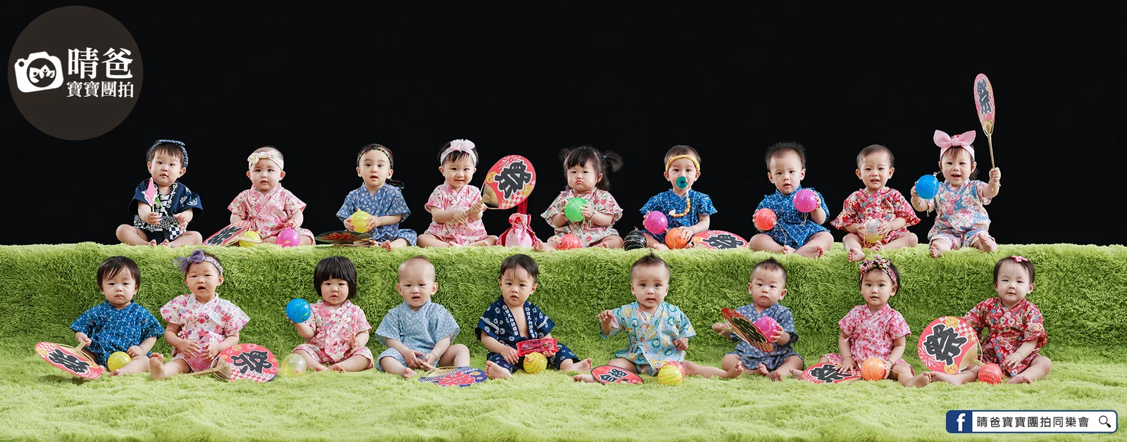 寶寶團拍主題團體照|小雞風|晴爸親子攝影