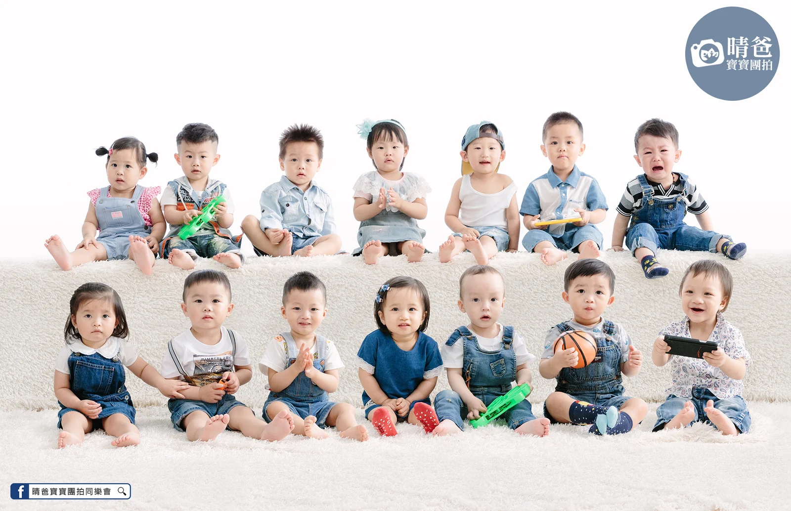寶寶團拍主題團體照|晴爸親子攝影
