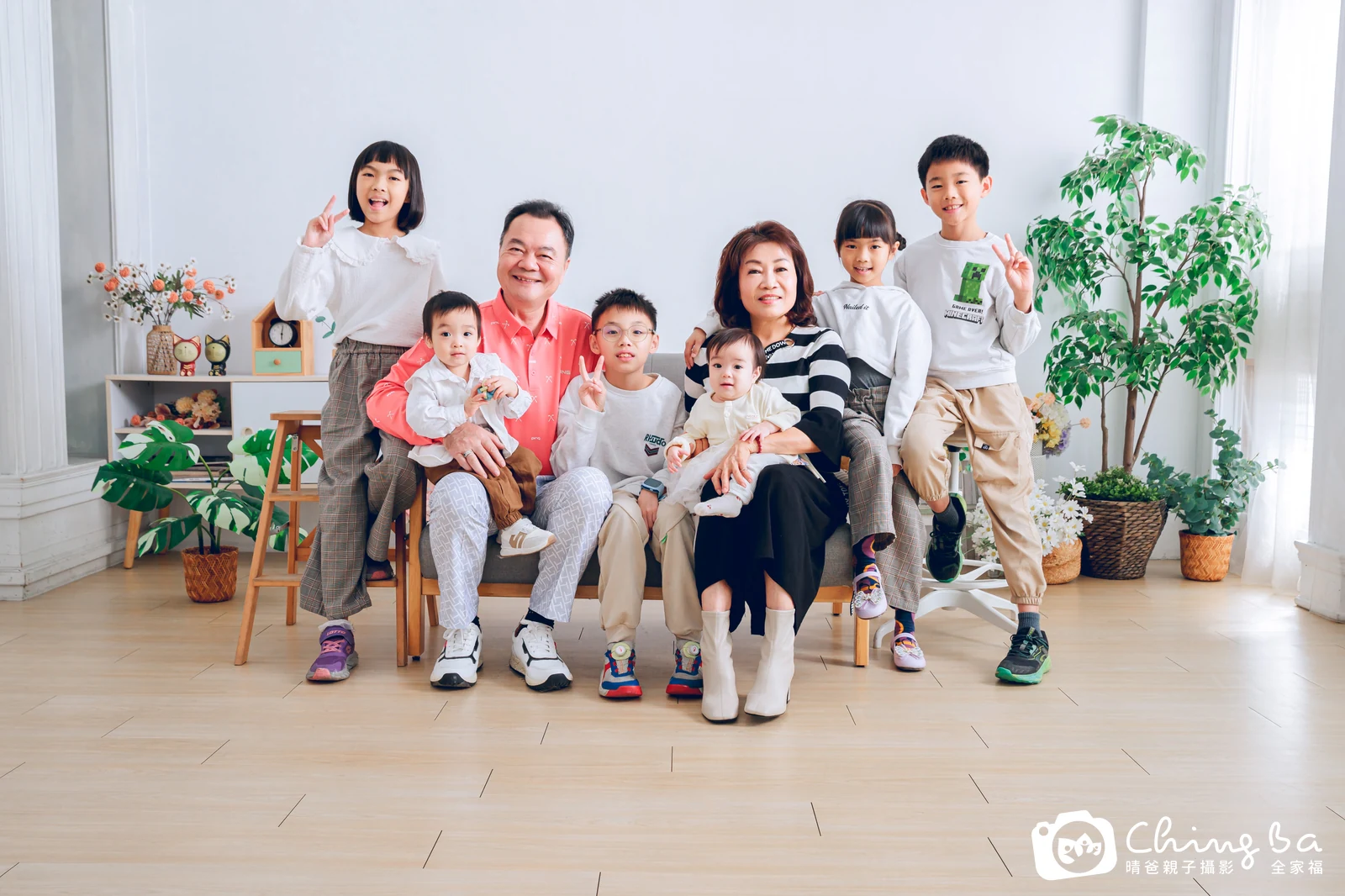 家族合照——晴爸親子攝影