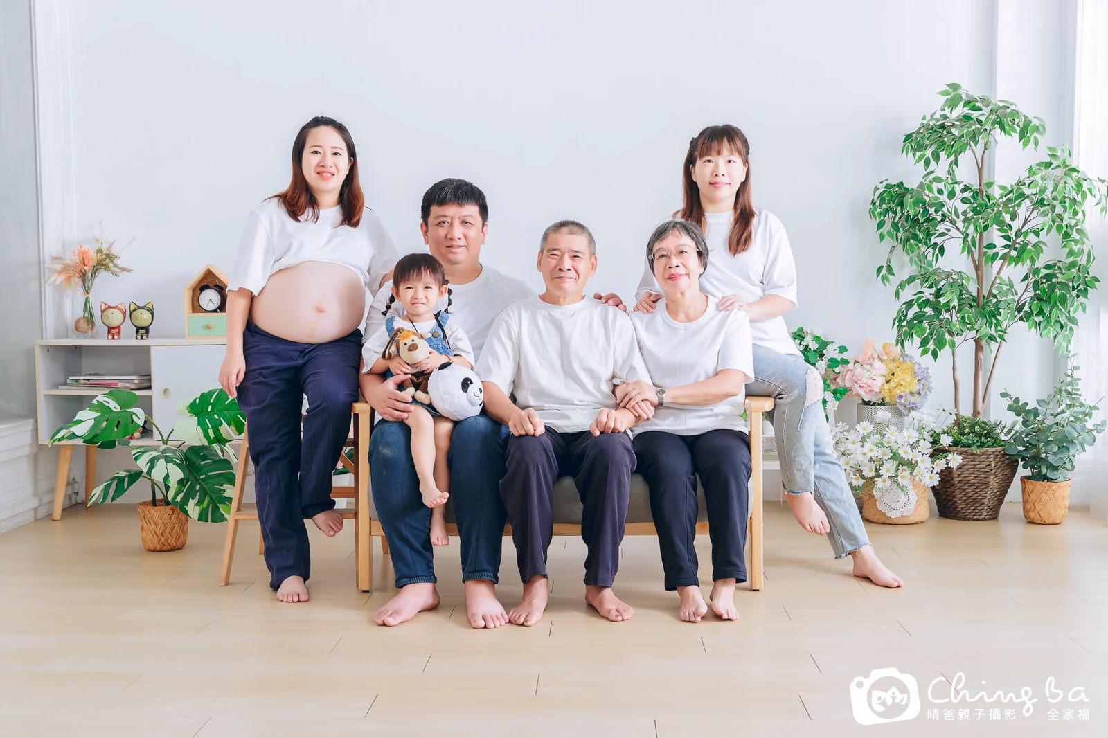 家族全家福作品｜2023 年冬季｜晴爸親子攝影