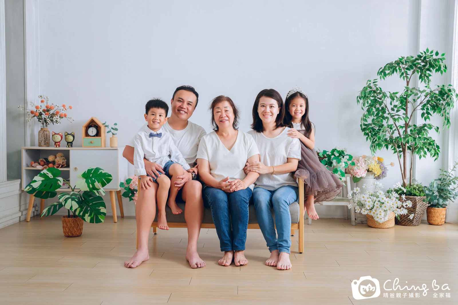 家族全家福作品｜2025 年夏季｜晴爸親子攝影