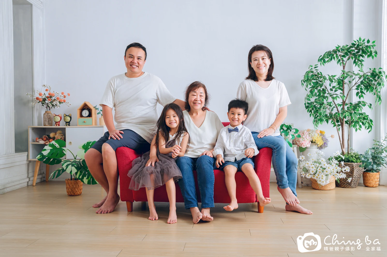 家族合照——晴爸親子攝影