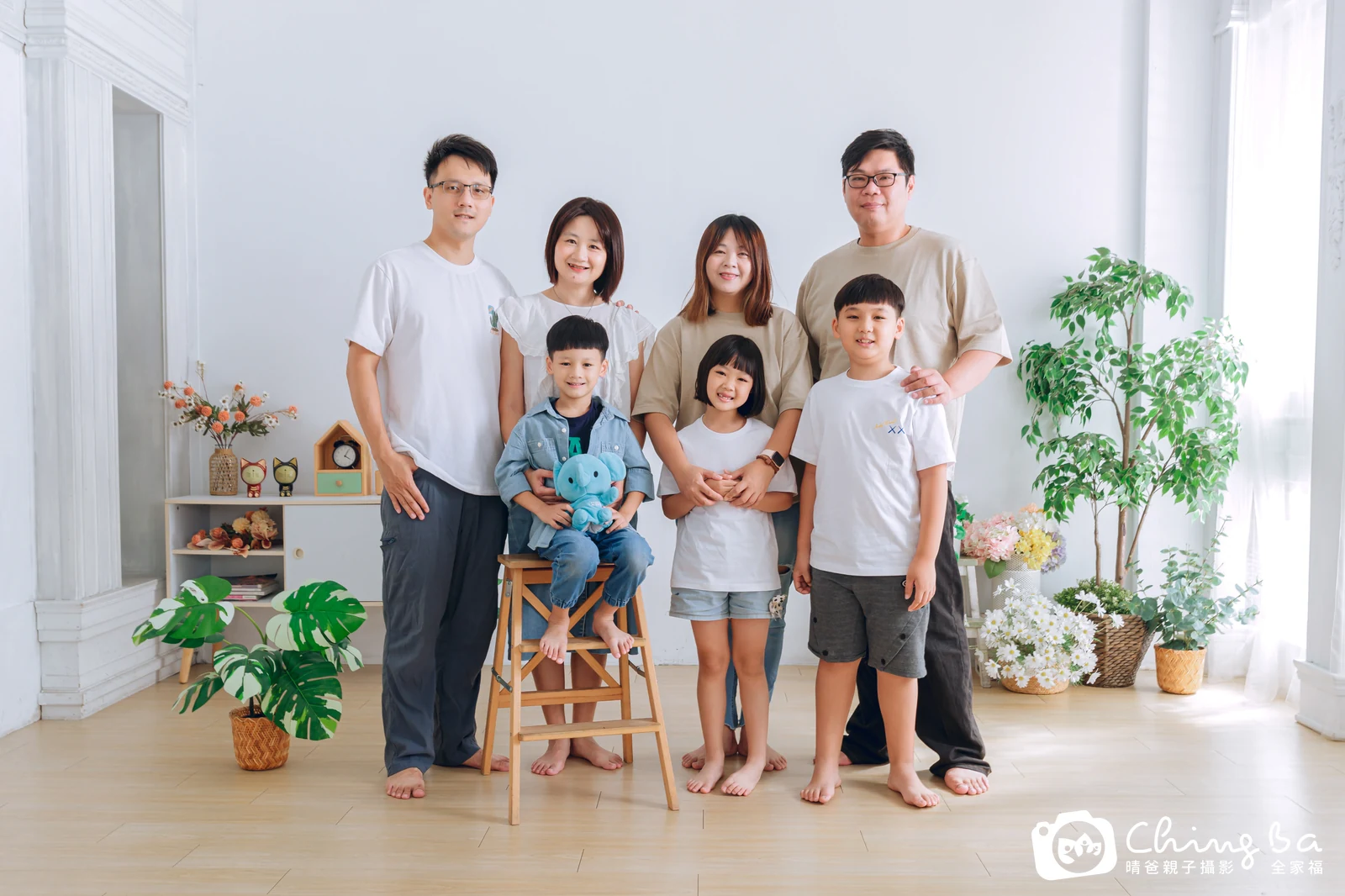 台中家族全家福攝影|兩代