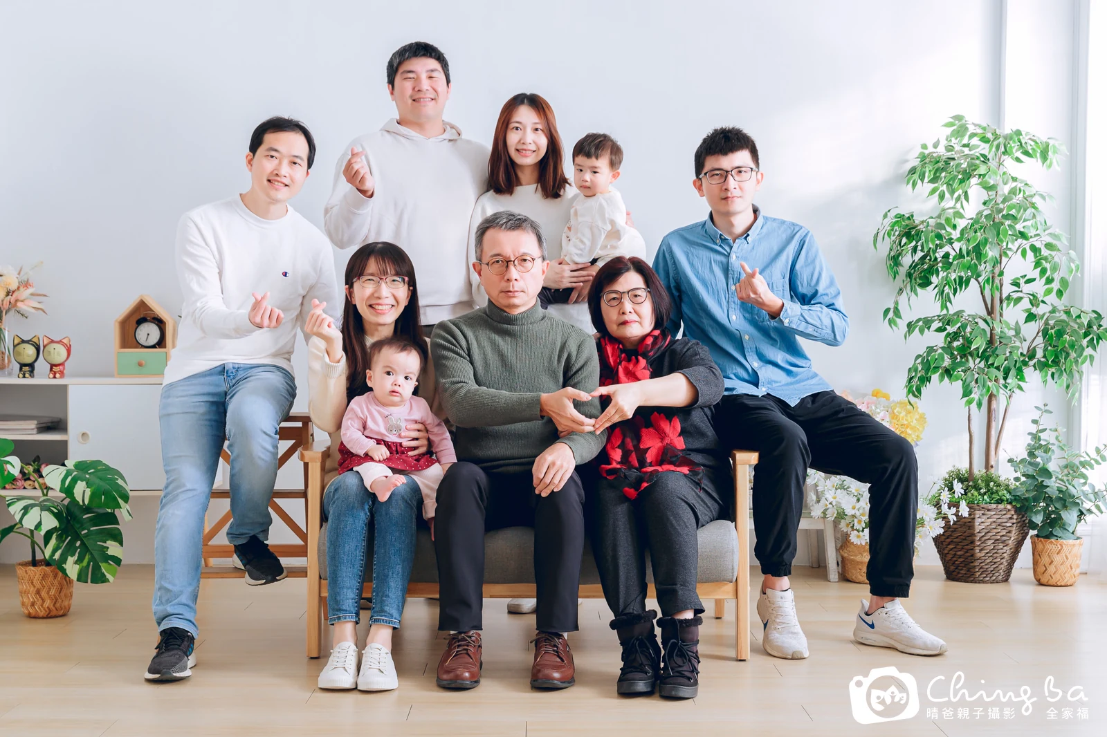 台中家族全家福攝影｜三代同堂