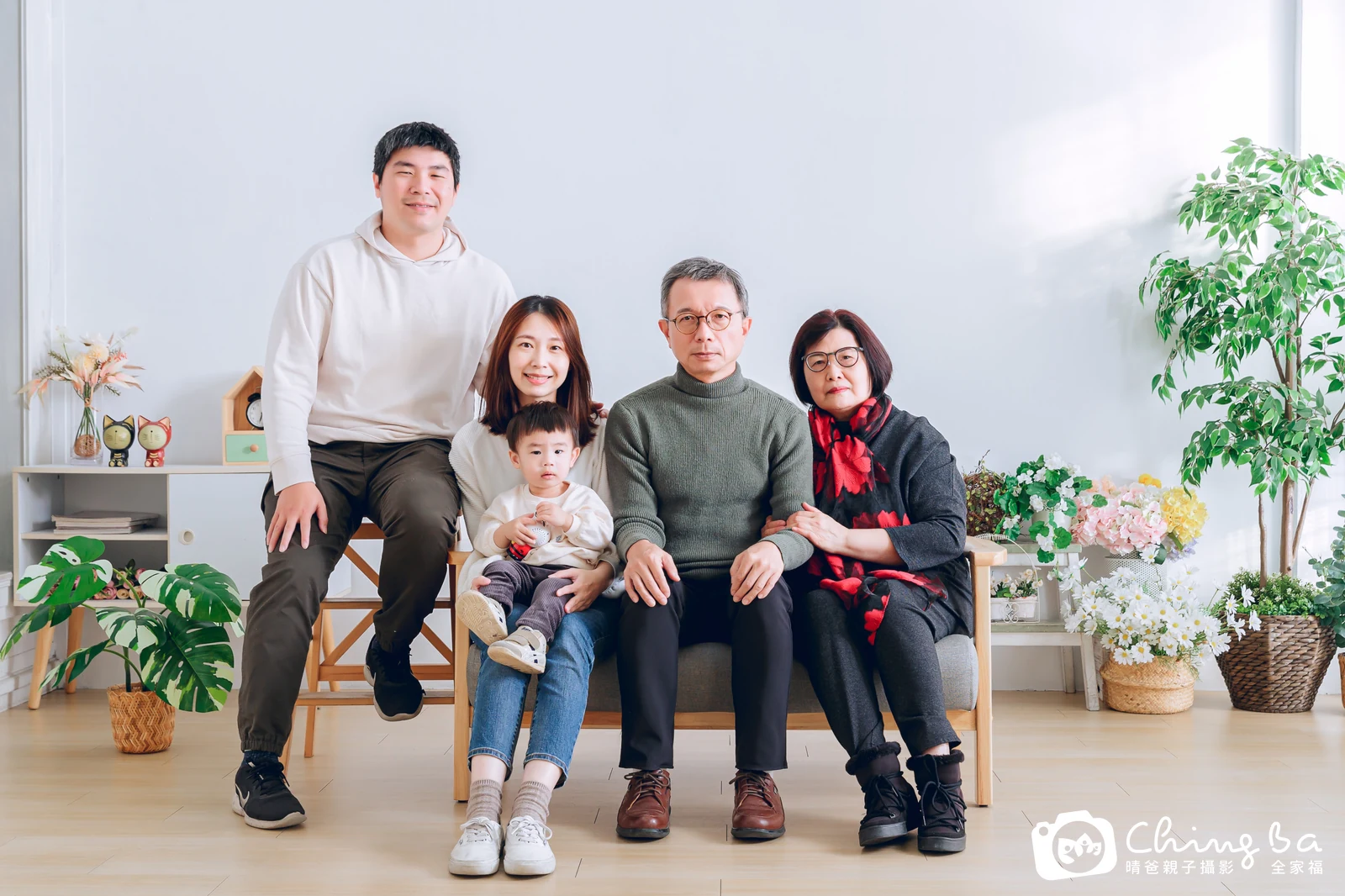家族合照——晴爸親子攝影