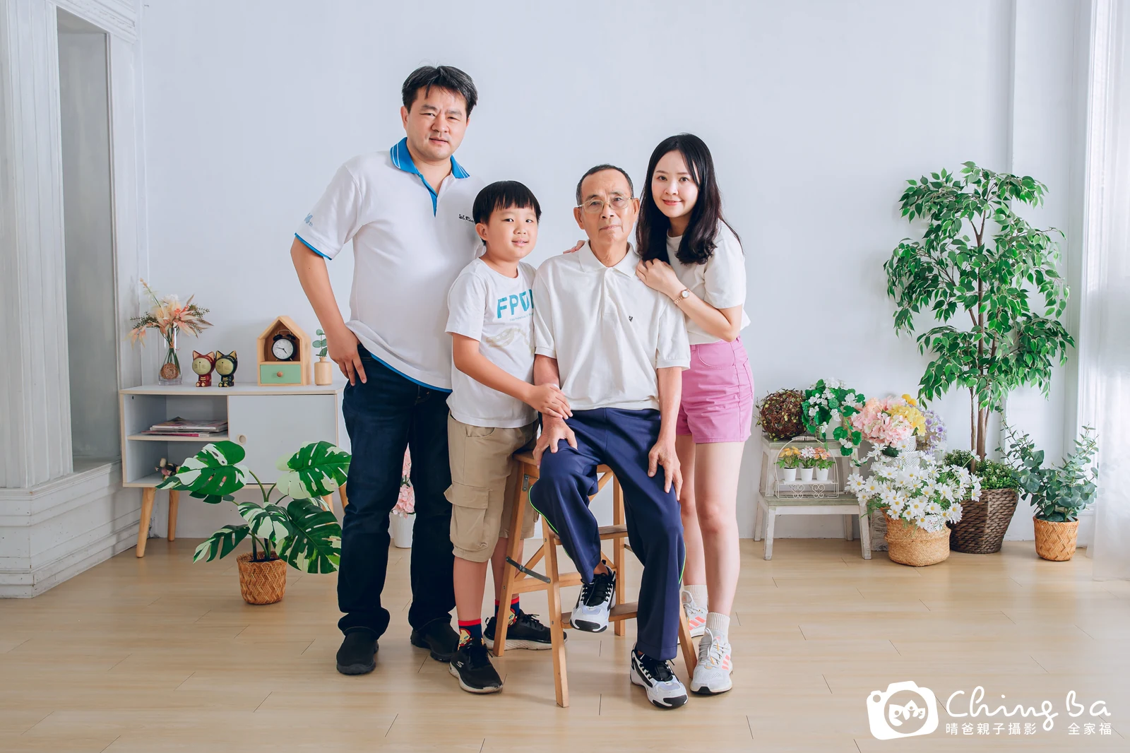 家族合照——晴爸親子攝影