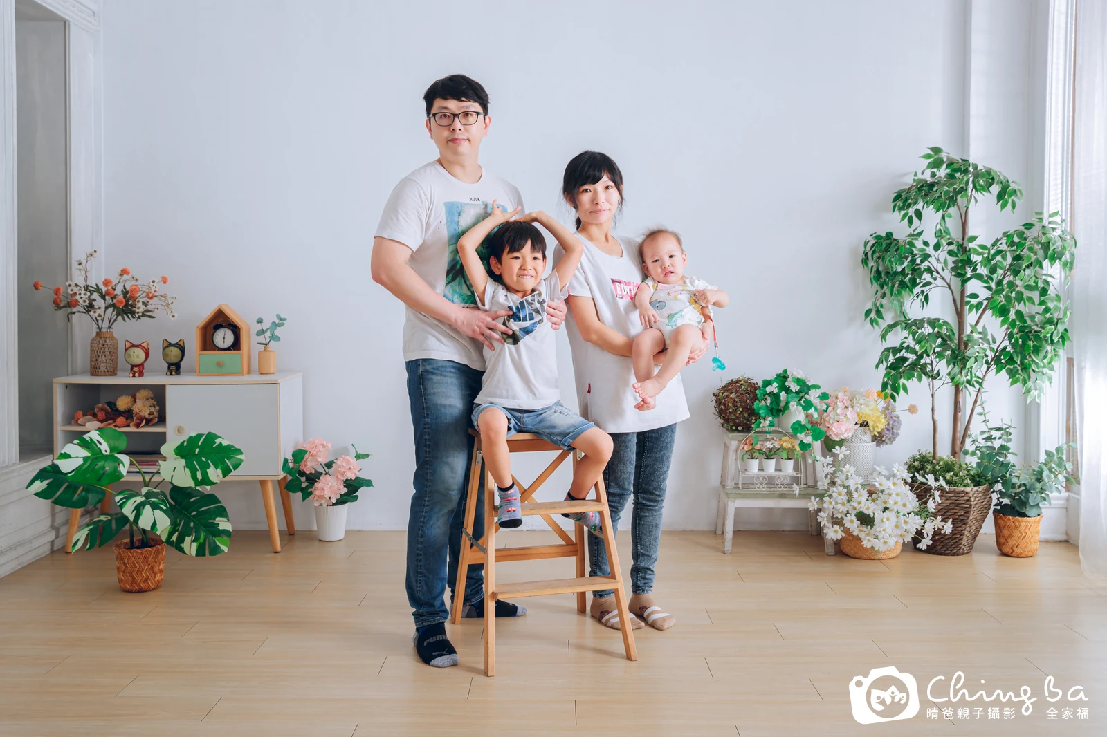 家族合照——晴爸親子攝影