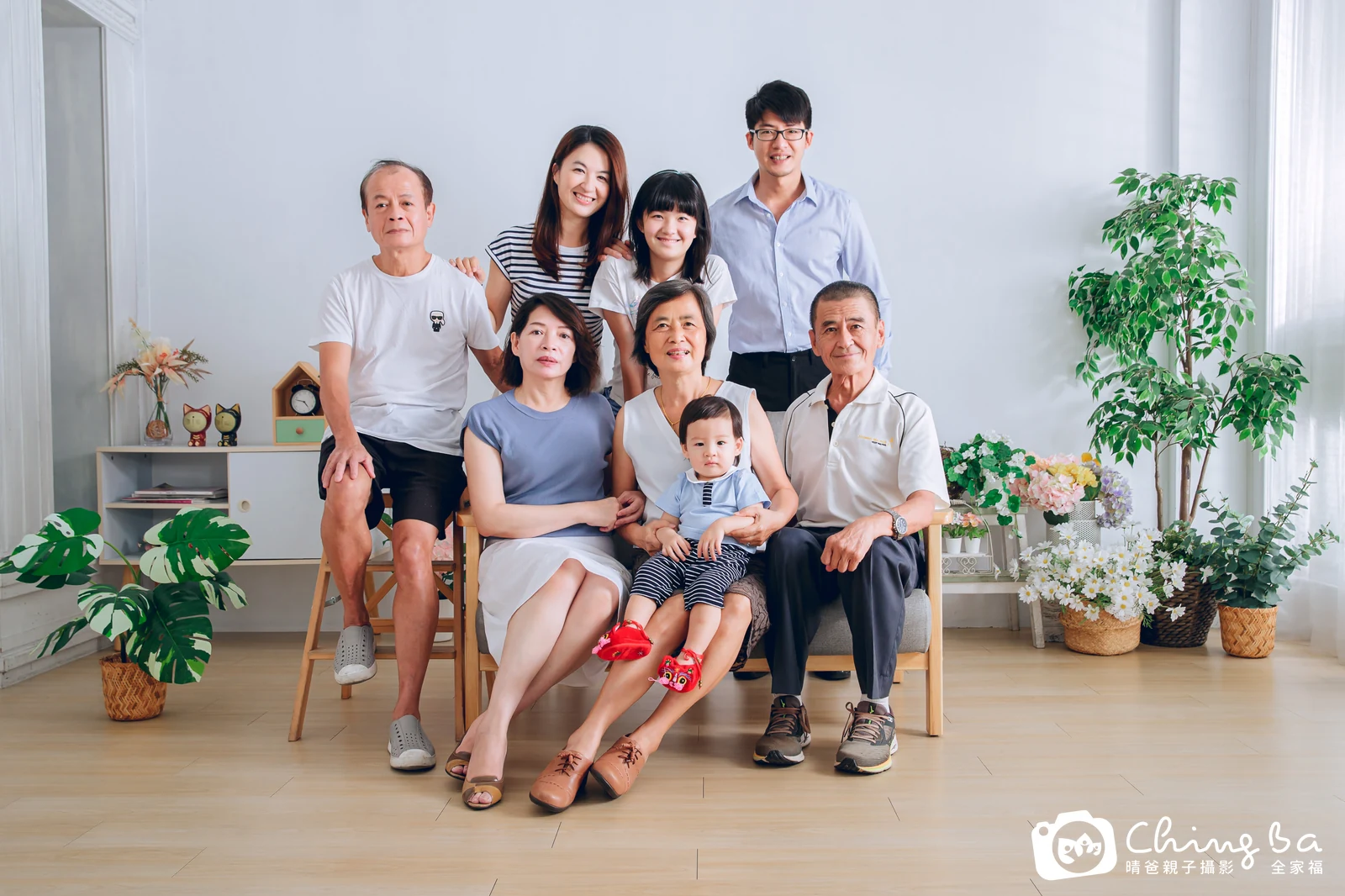 家族全家福作品｜2023 年秋季｜晴爸親子攝影