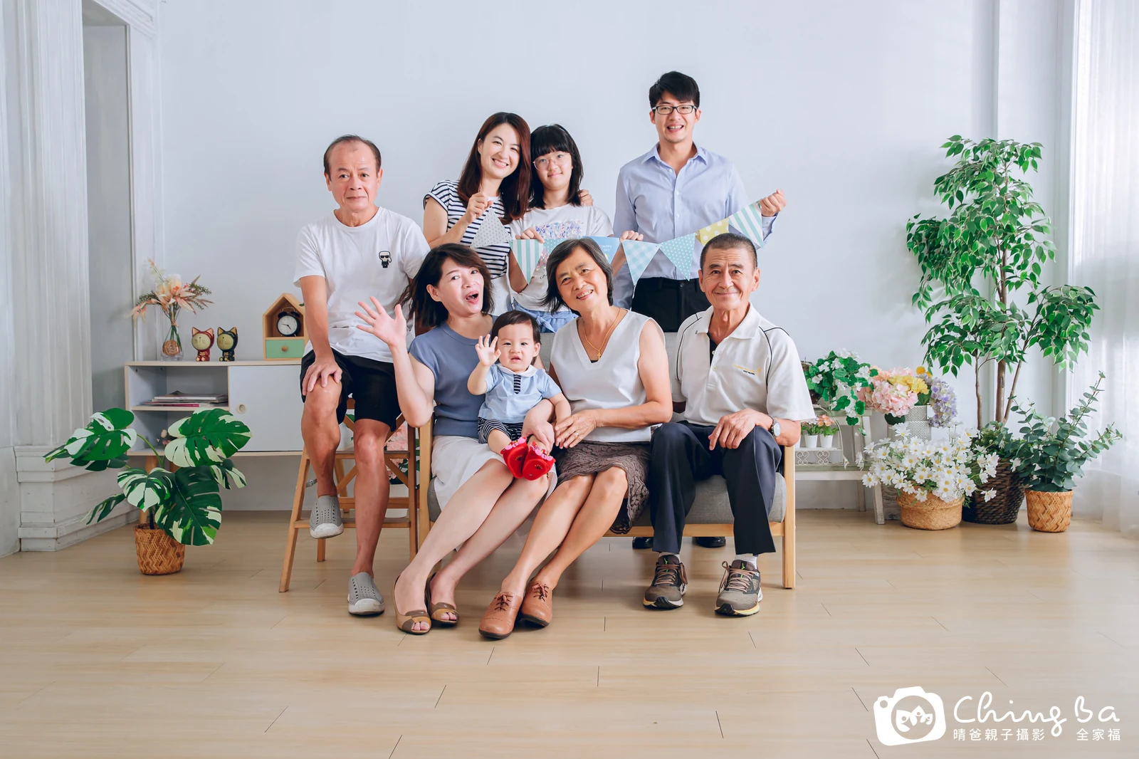 台中家族全家福攝影｜三代同堂