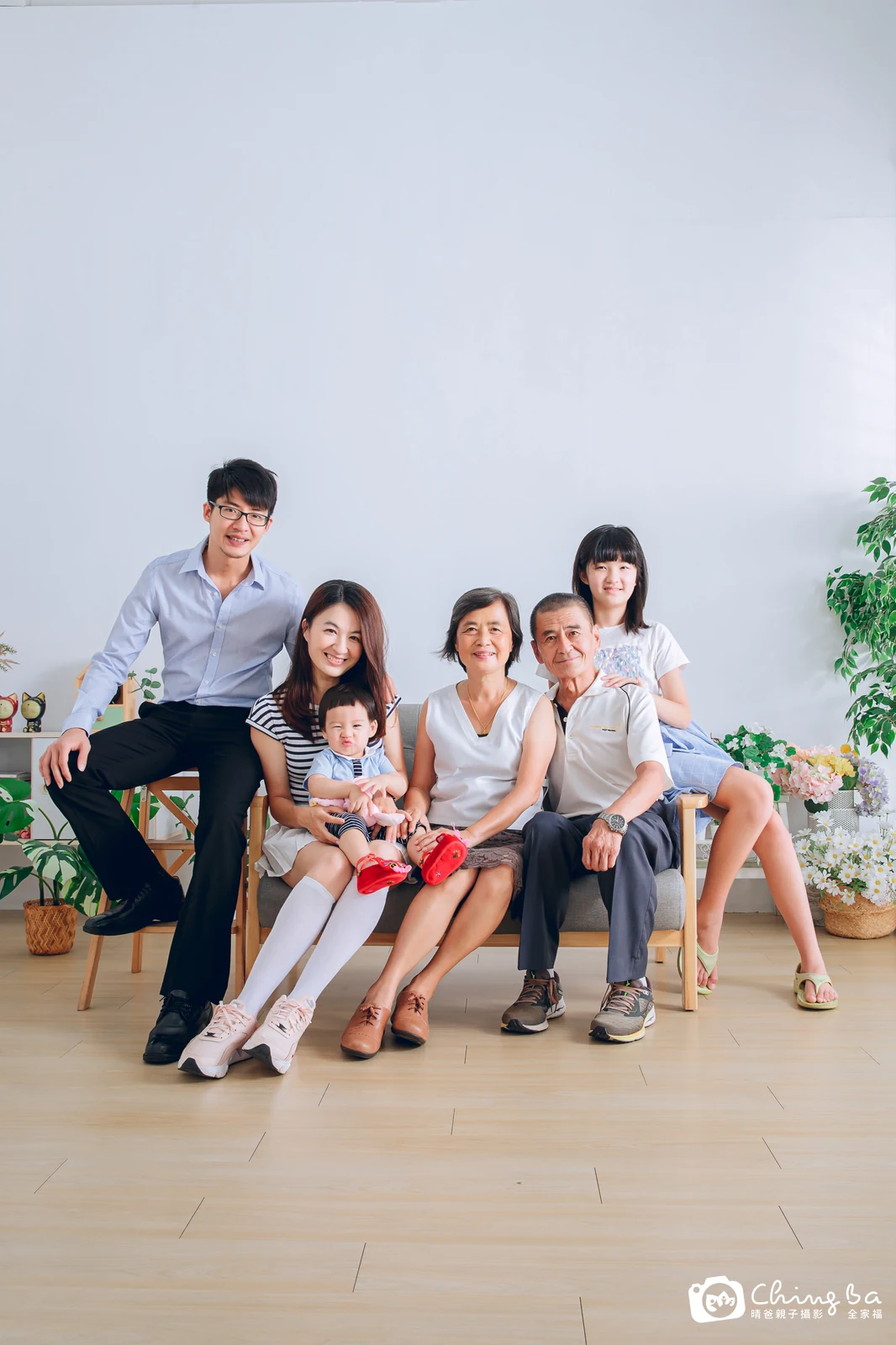 家族合照——晴爸親子攝影