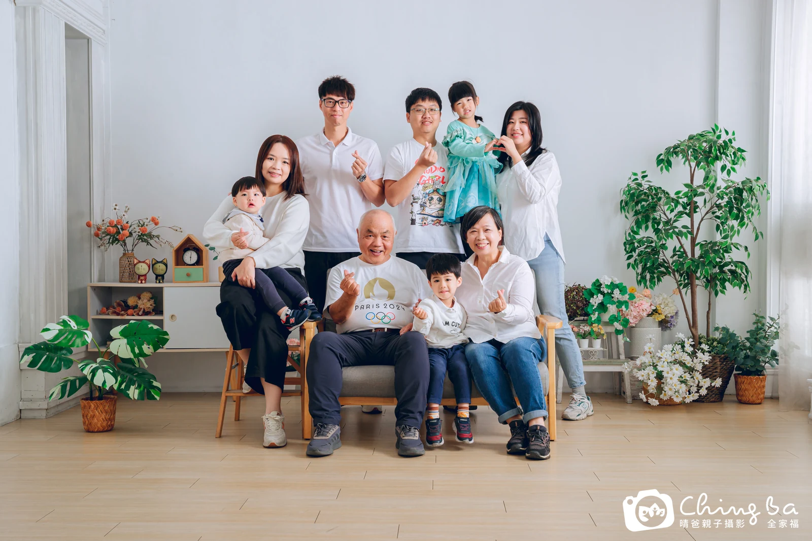 台中家族全家福攝影
