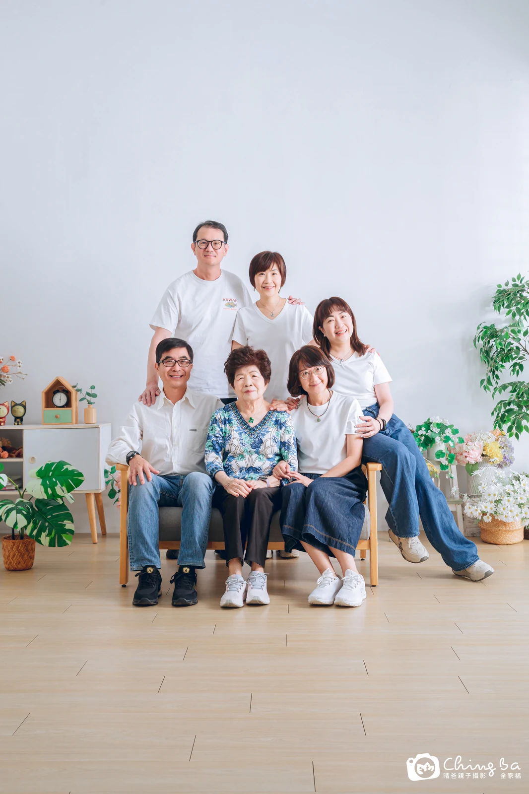 台中家族全家福攝影|兩代