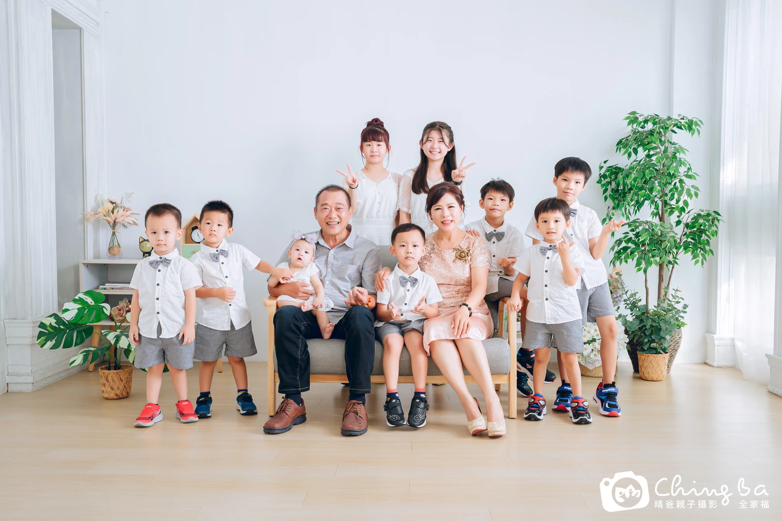 家族合照——晴爸親子攝影