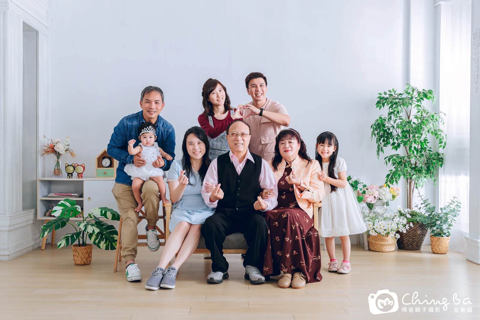 家族全家福作品|2023 年冬季|晴爸親子攝影