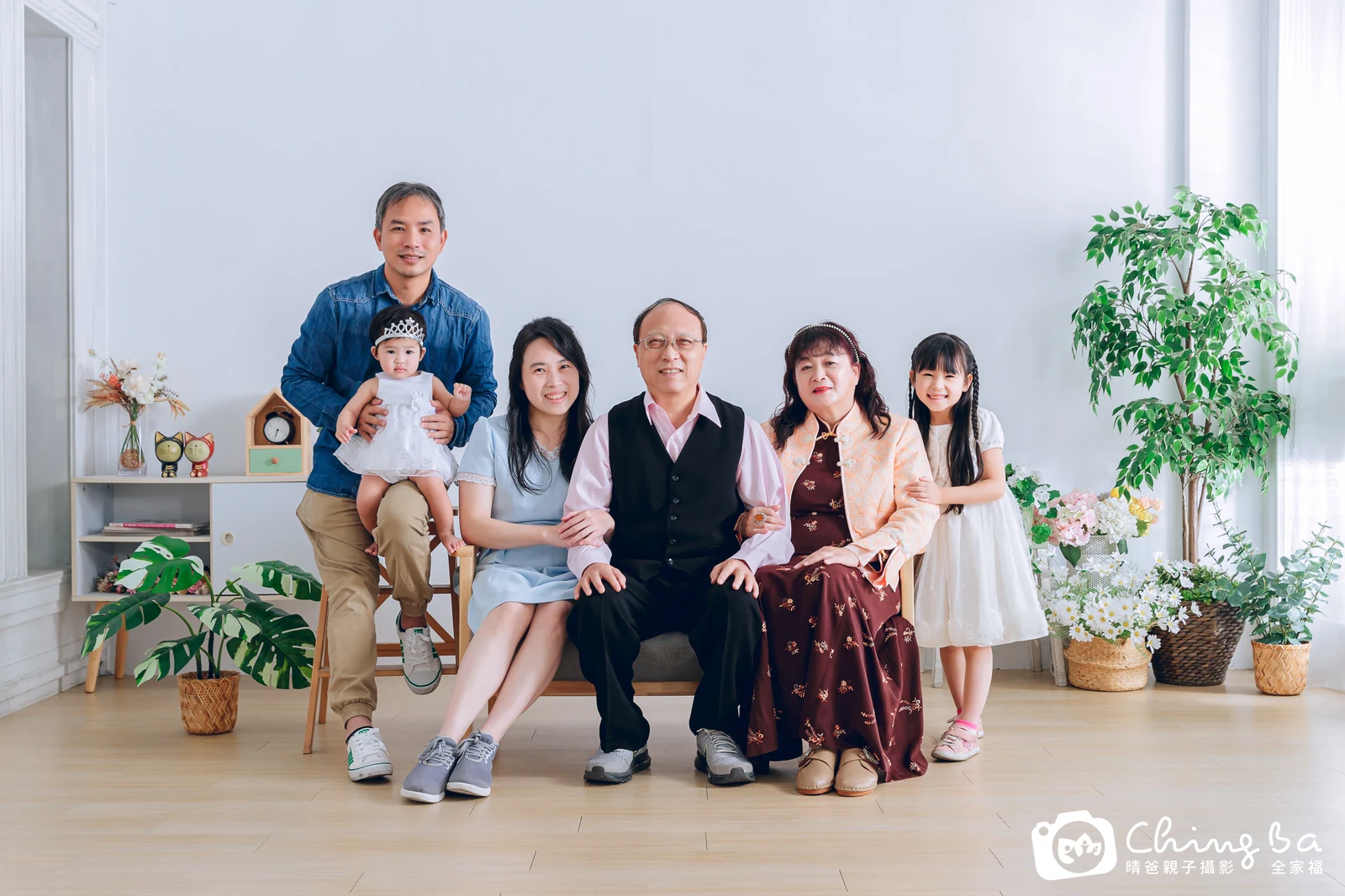 台中家族全家福攝影|三代同堂