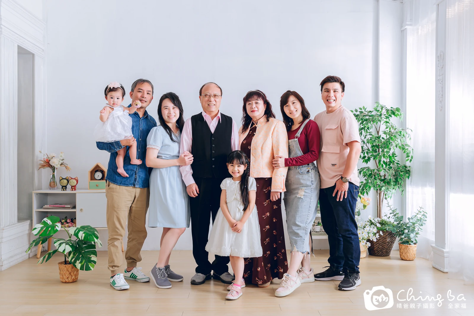 台中家族全家福攝影|三代同堂