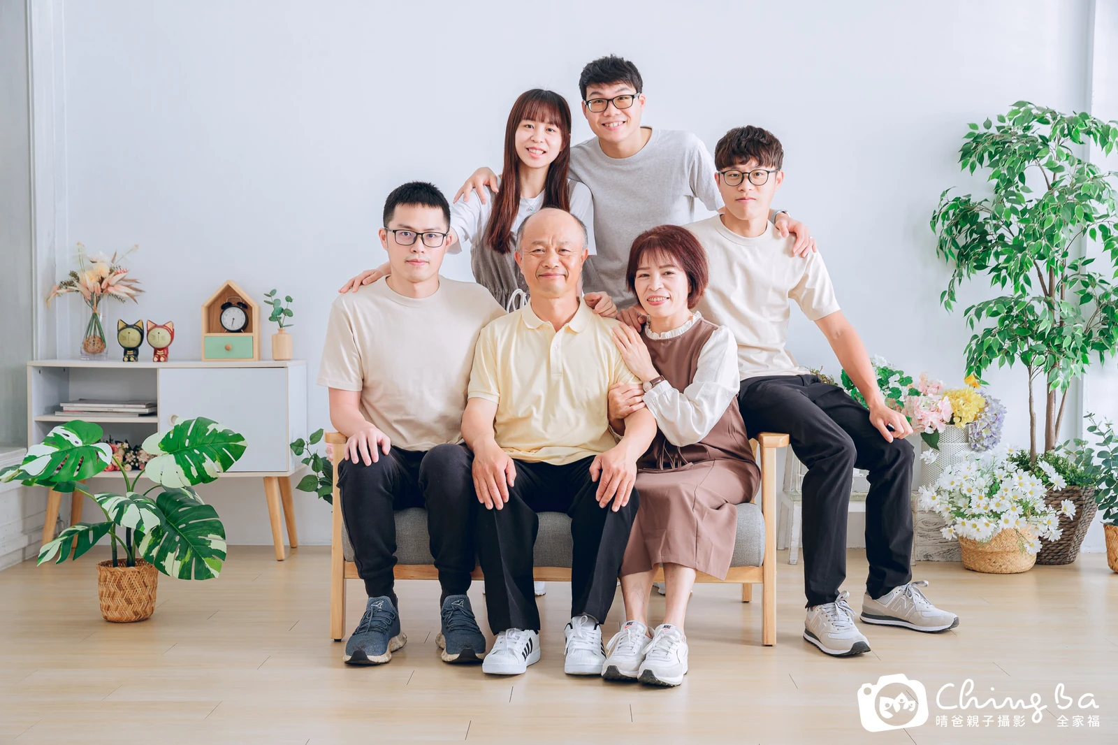 家族全家福作品|2023 年春季|晴爸親子攝影
