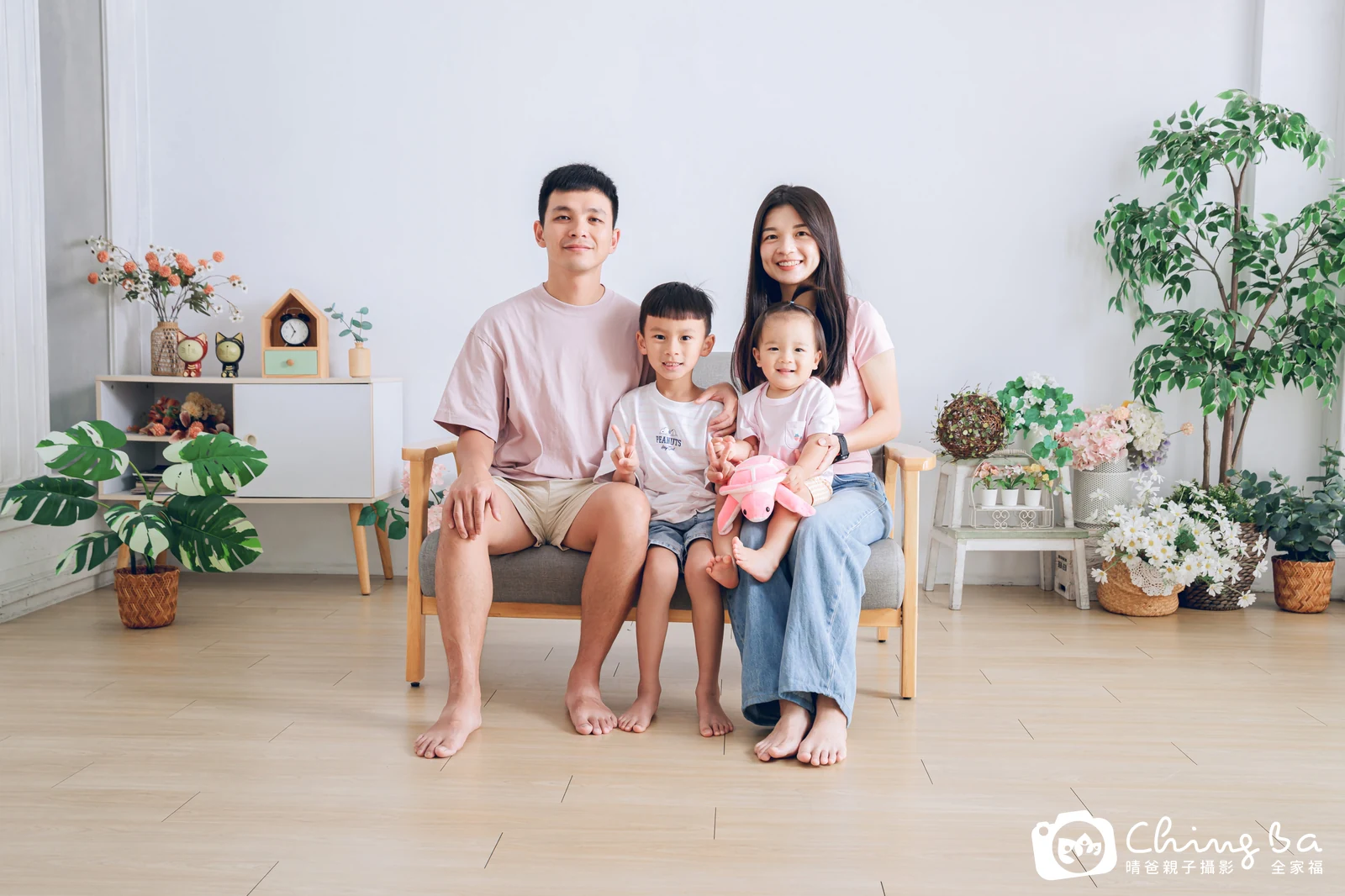 家族全家福作品|2026 年夏季|晴爸親子攝影