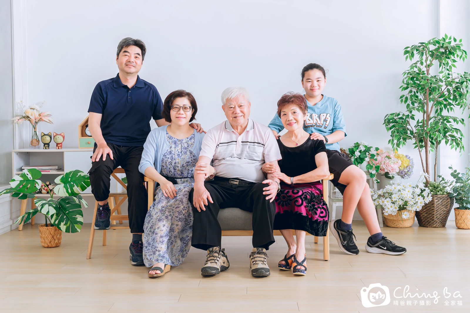 台中家族全家福攝影|三代同堂