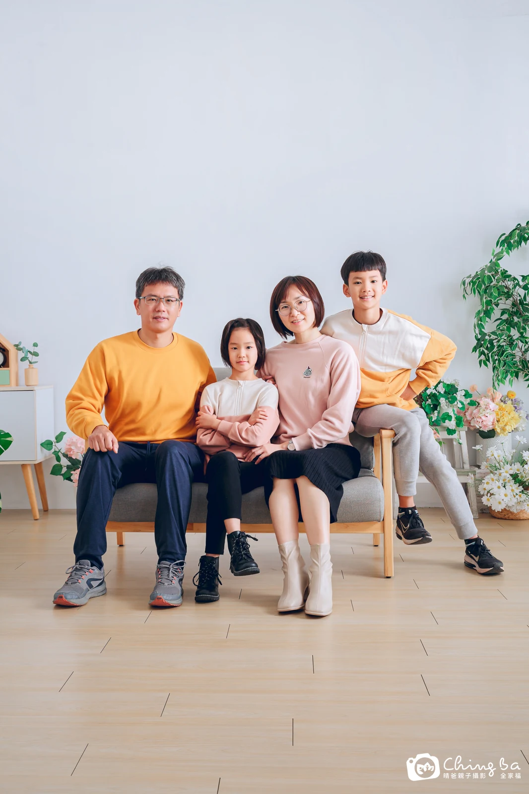 家族合照——晴爸親子攝影
