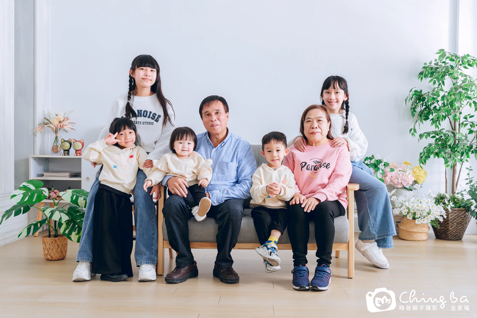 台中家族全家福攝影｜三代同堂