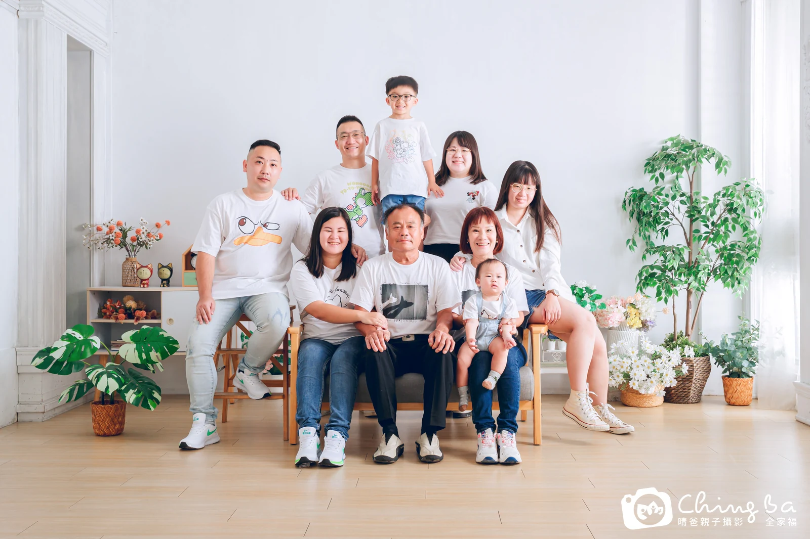 家族全家福作品｜2025 年秋季｜晴爸親子攝影