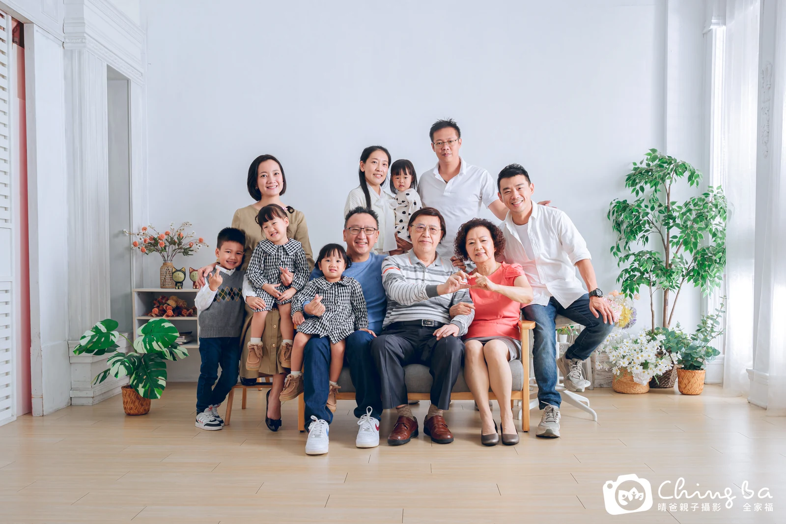 台中家族全家福攝影｜三代同堂
