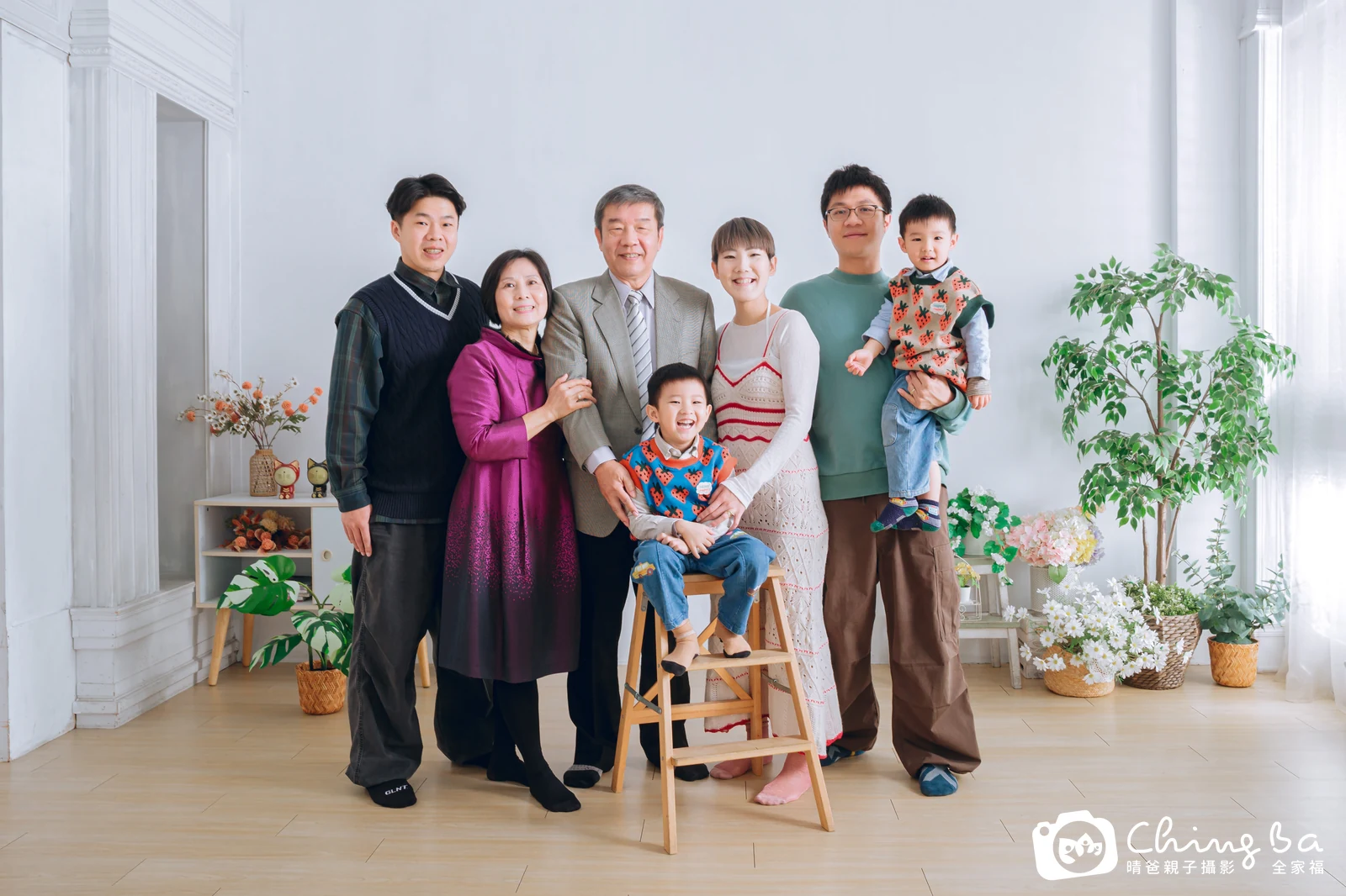 家族合照——晴爸親子攝影