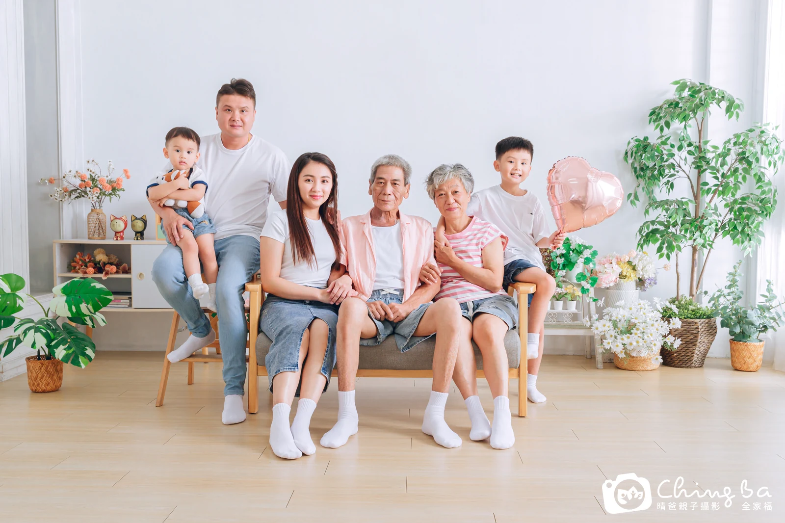台中家族全家福攝影｜三代同堂