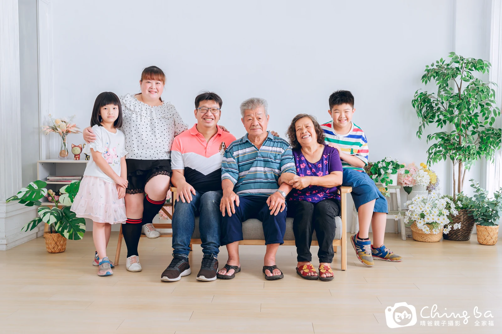 家族合照——晴爸親子攝影