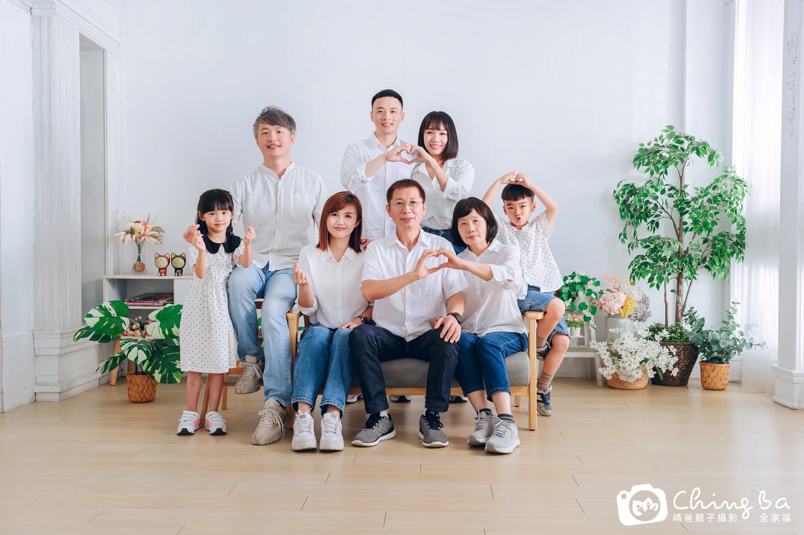 台中家族全家福攝影｜三代同堂