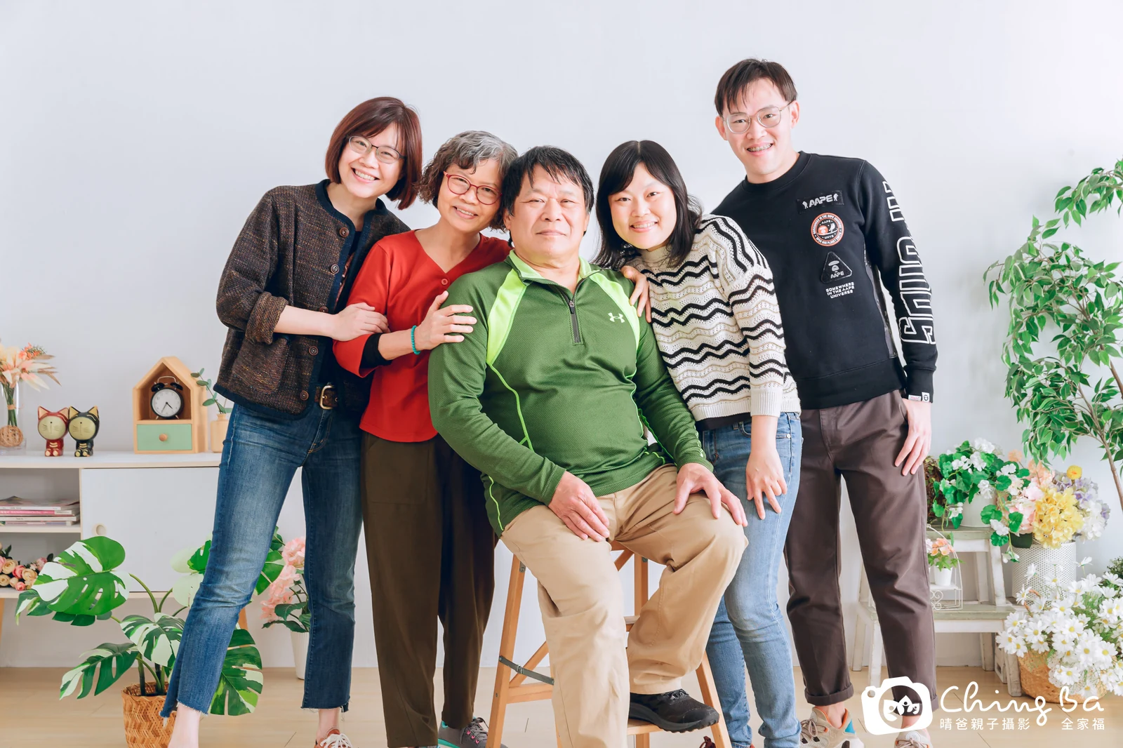 家族合照——晴爸親子攝影