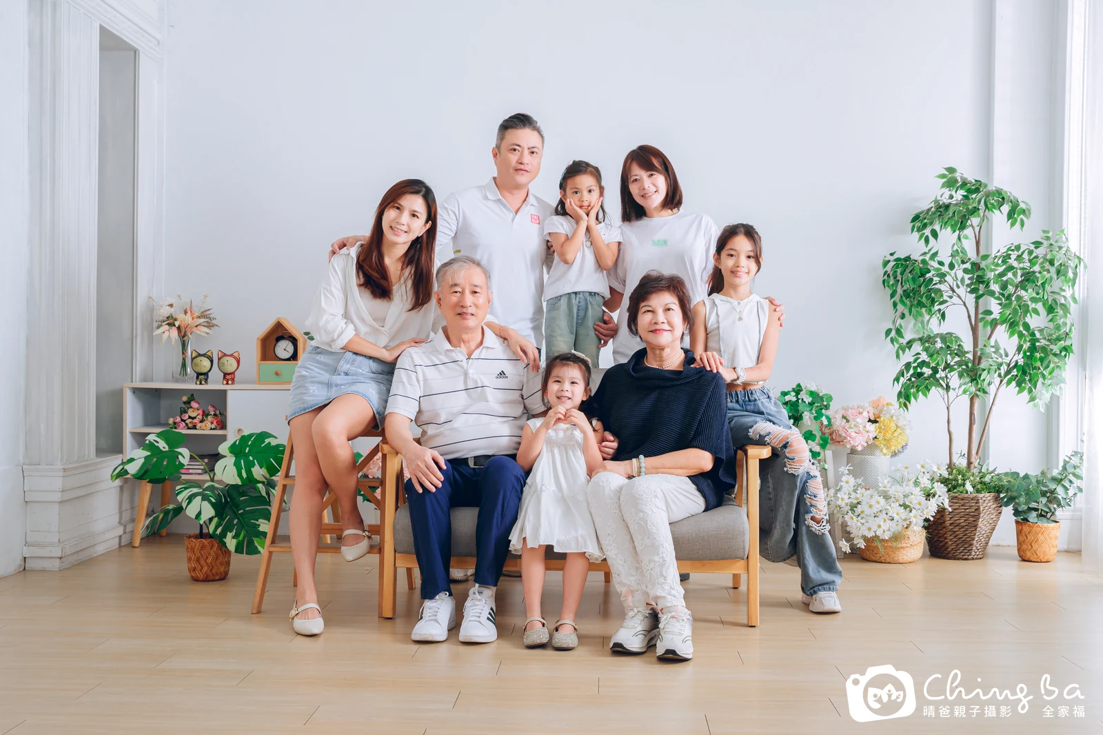 家族全家福作品｜2024 年秋季｜晴爸親子攝影