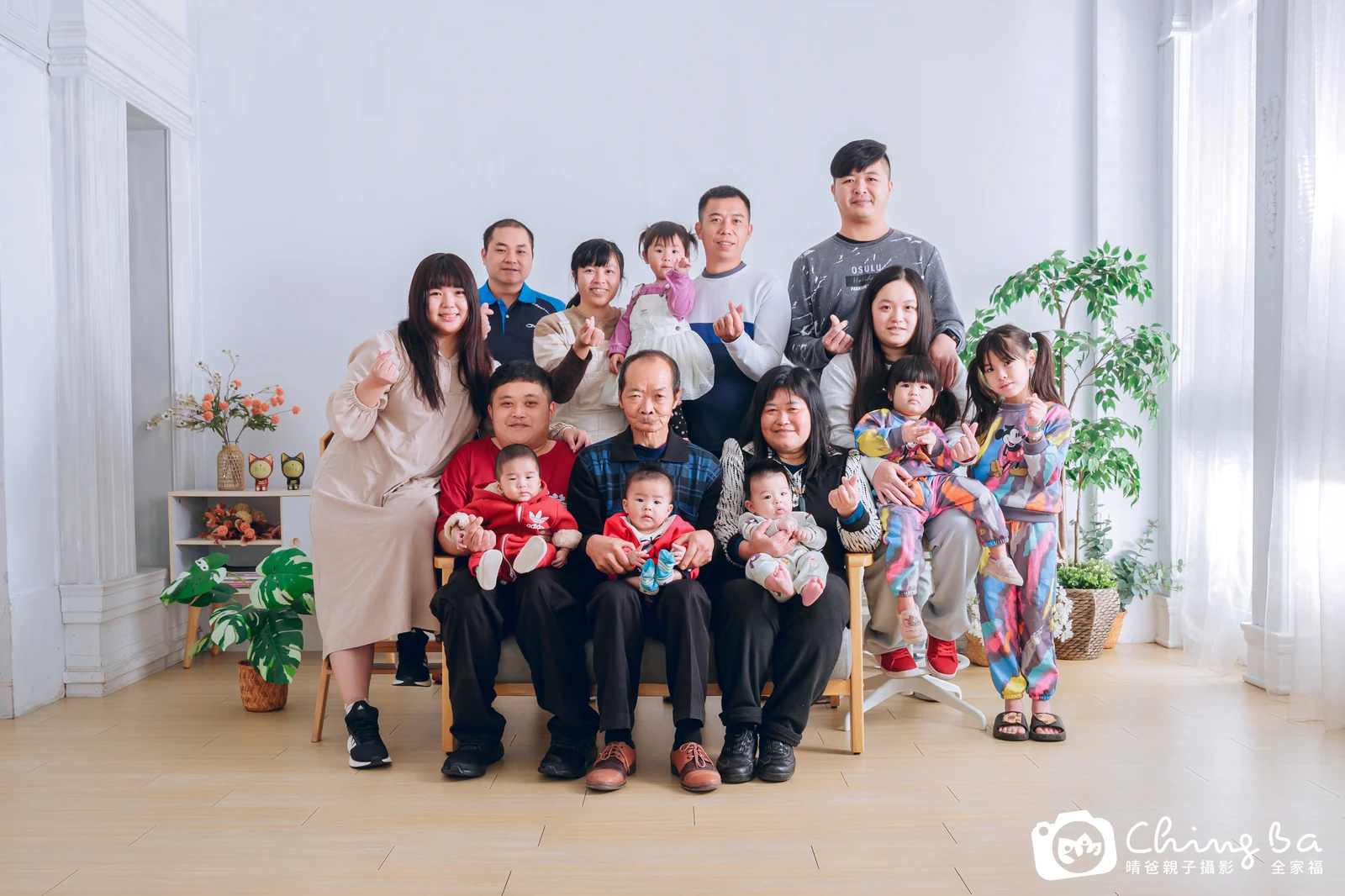 台中家族全家福攝影|三代同堂