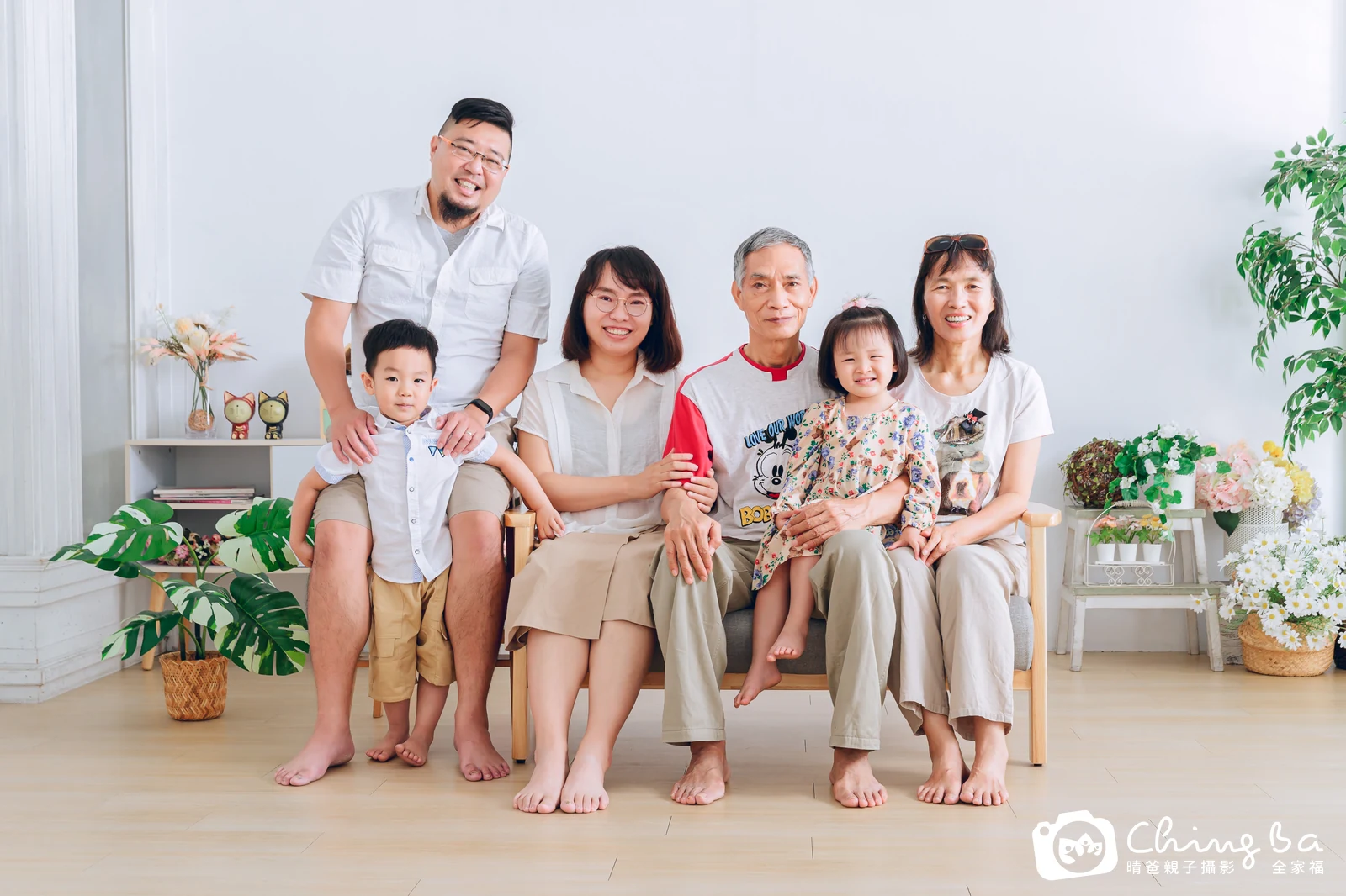 台中家族全家福攝影|三代同堂