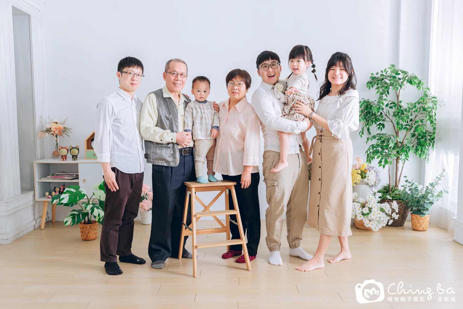 家族合照——晴爸親子攝影