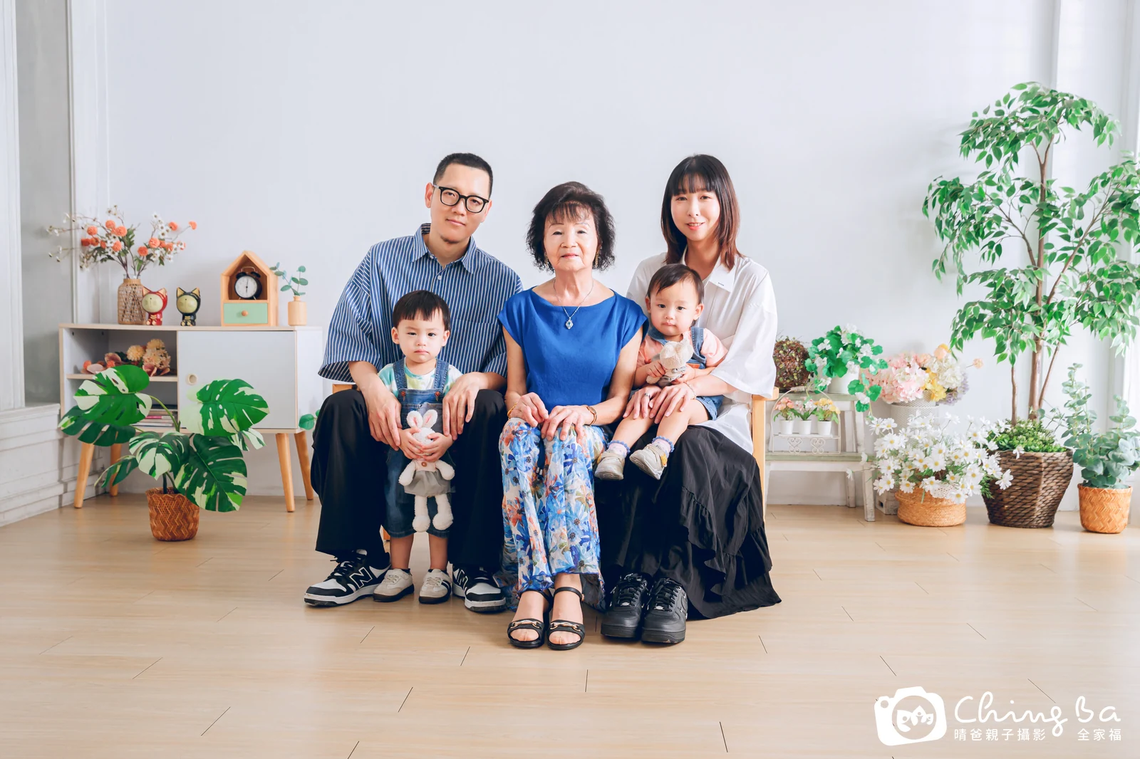 台中家族全家福攝影|阿祖也一起入鏡