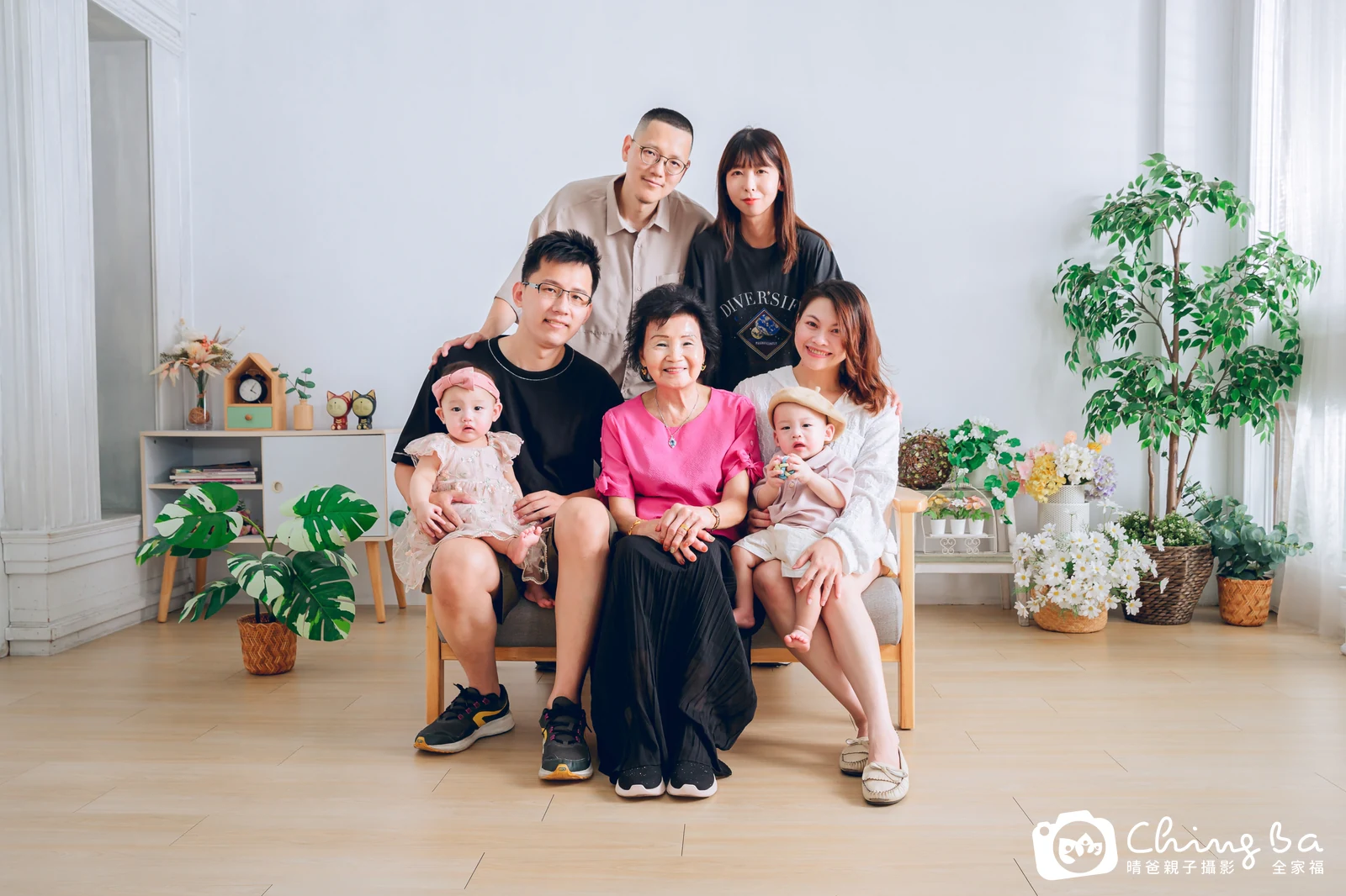 家族全家福作品|2024 年夏季|晴爸親子攝影