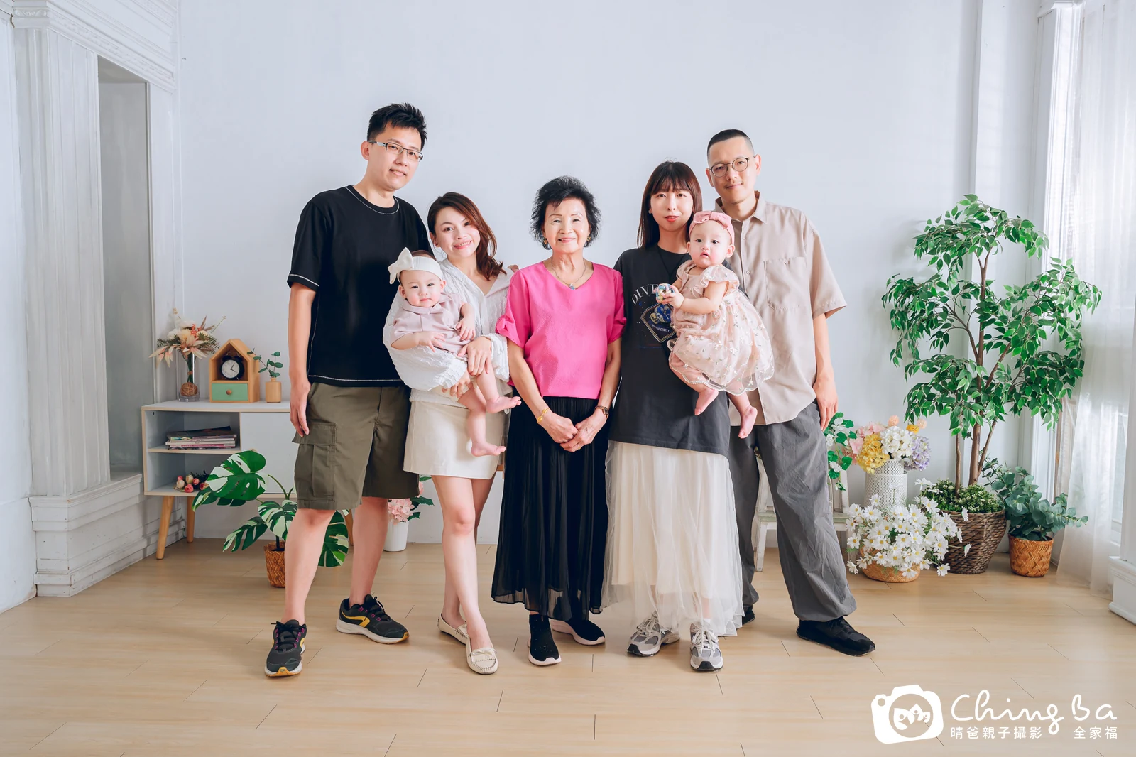 家族合照——晴爸親子攝影