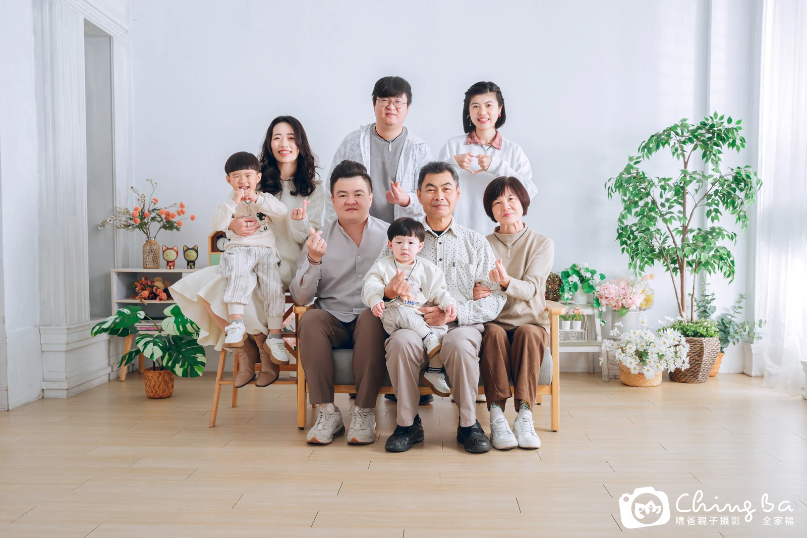 台中家族全家福攝影｜三代同堂