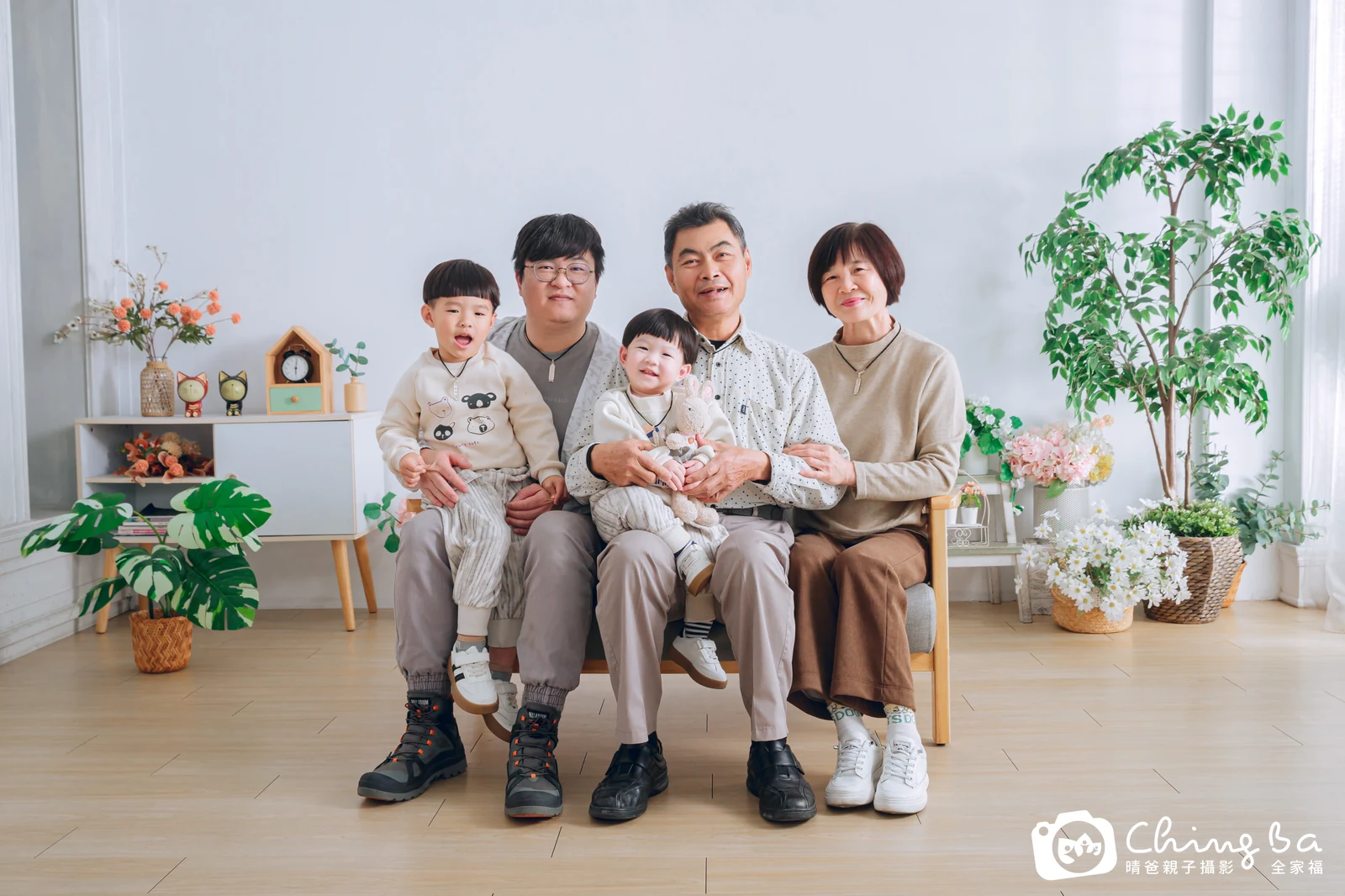 家族合照——晴爸親子攝影