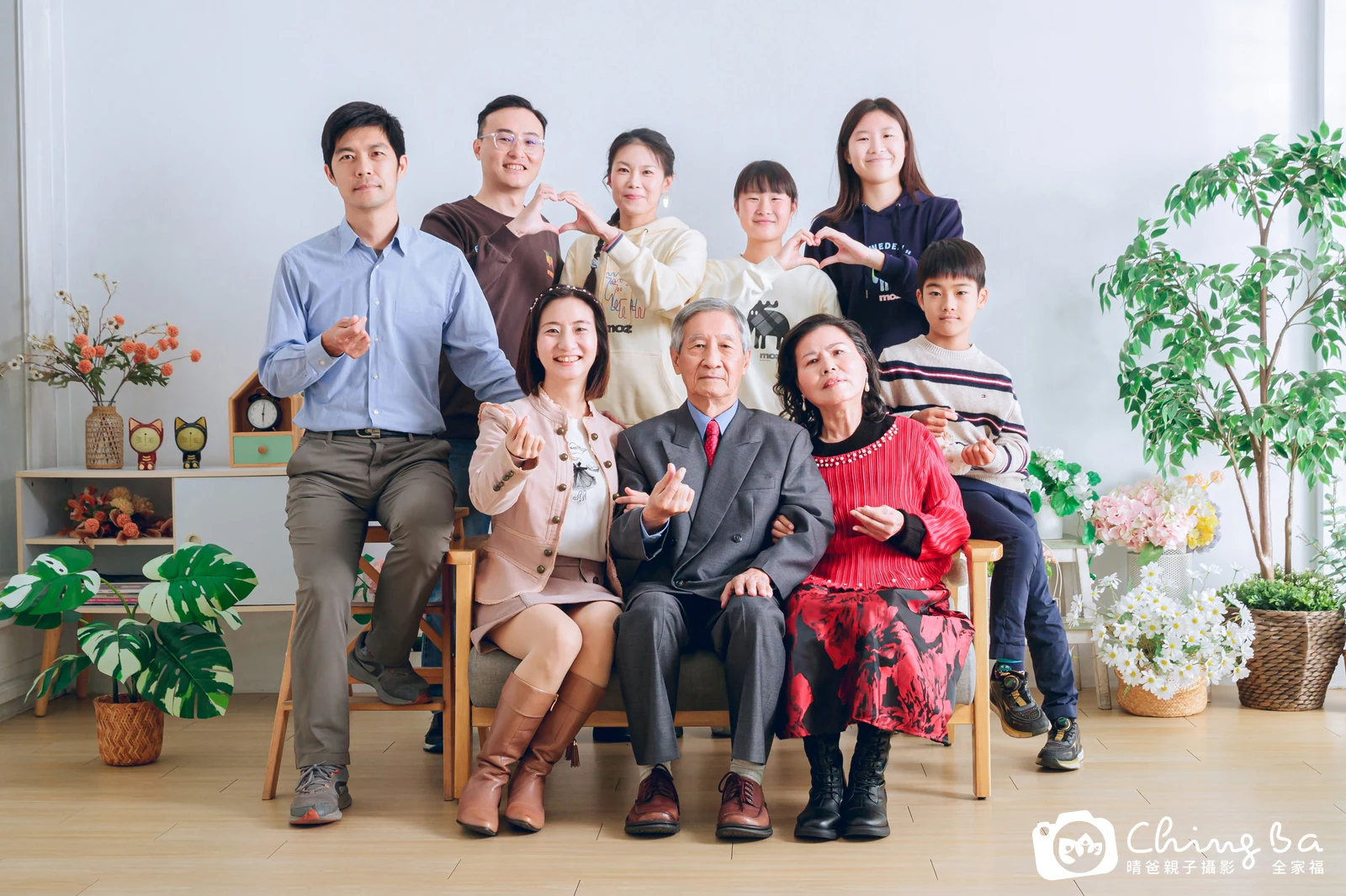 台中家族全家福攝影｜三代同堂
