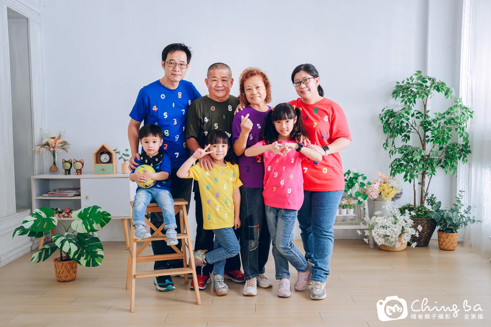家族合照——晴爸親子攝影