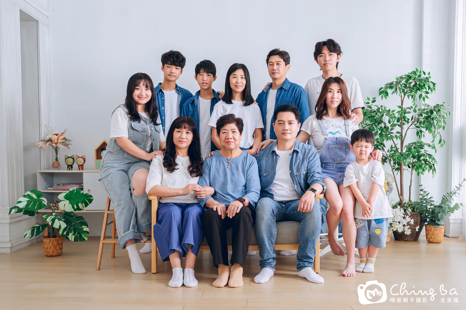 家族全家福作品|2024 年春季|晴爸親子攝影