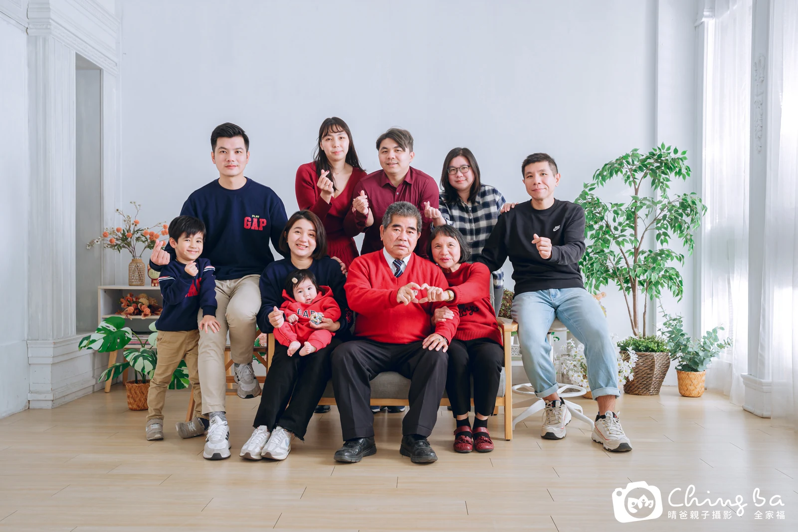 台中家族全家福攝影|三代同堂