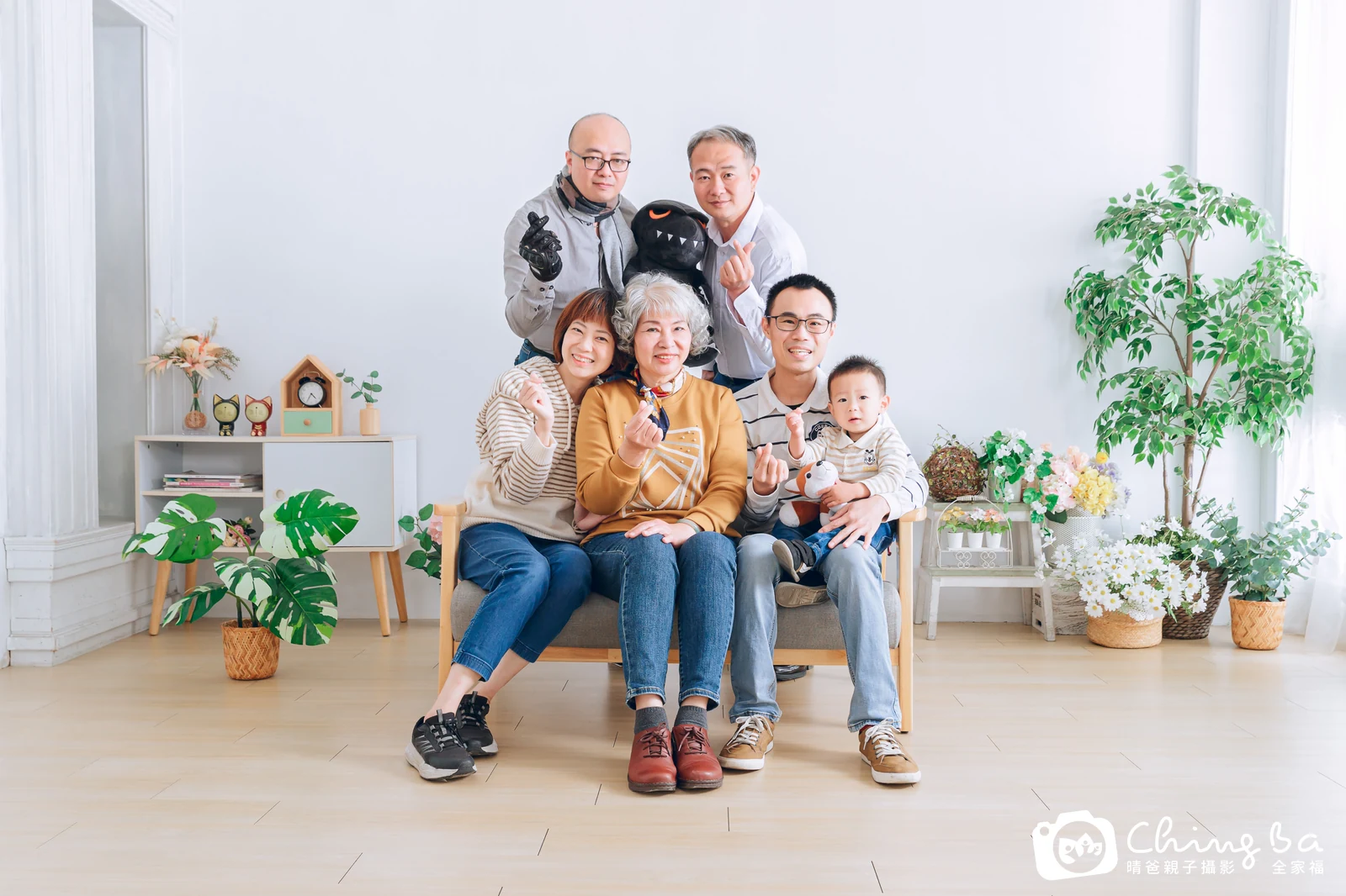 家族全家福作品|2024 年春季|晴爸親子攝影