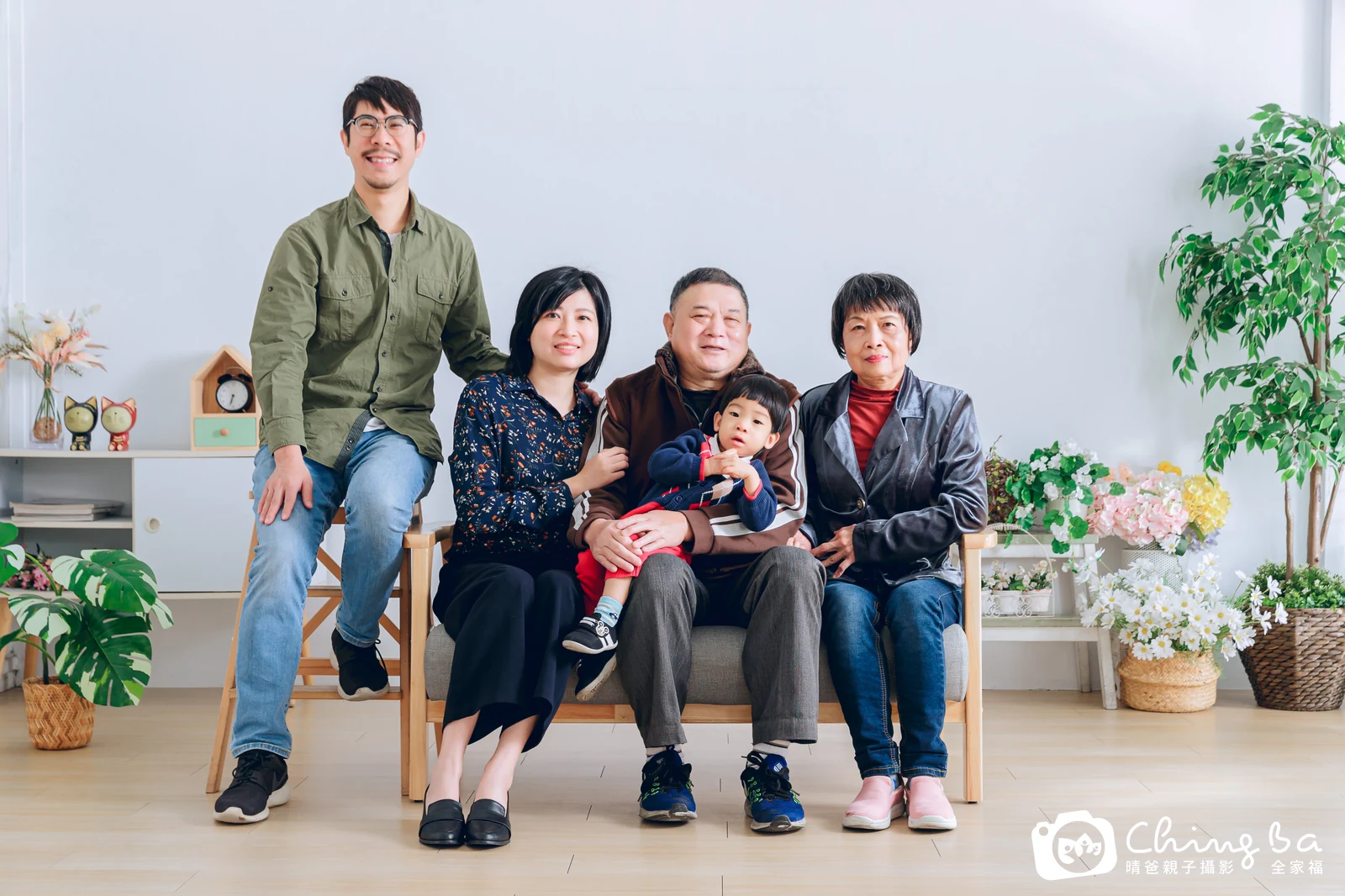 台中家族全家福攝影｜三代同堂