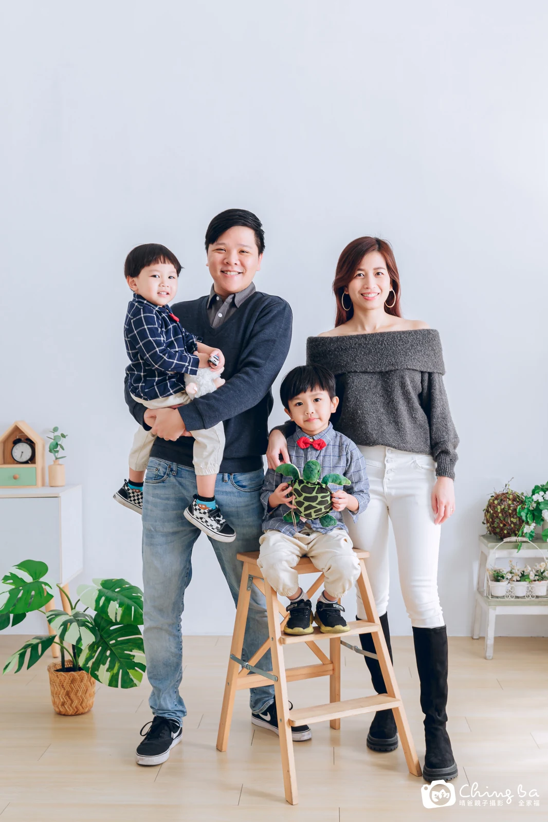 家族合照——晴爸親子攝影